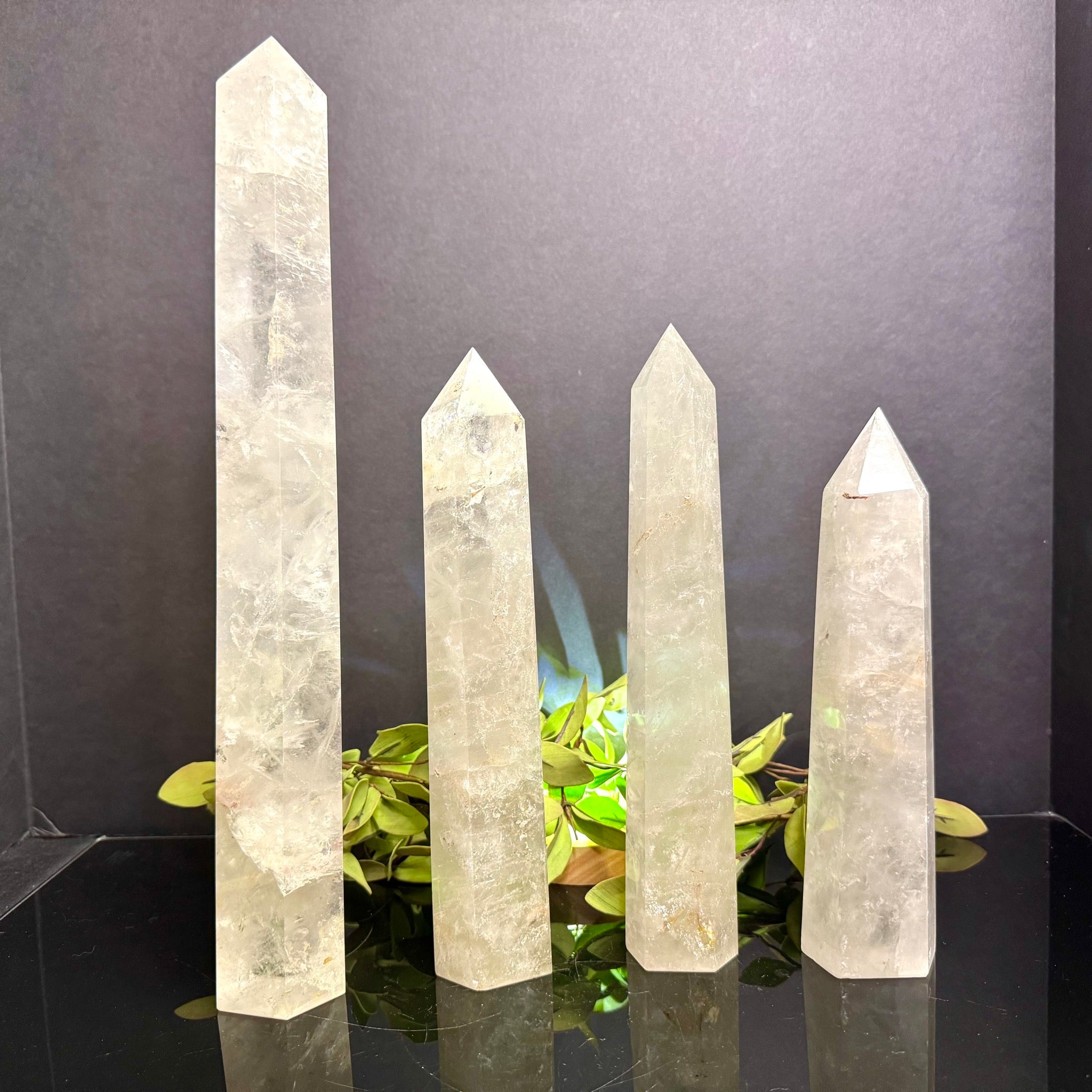 Clear Quartz Tower