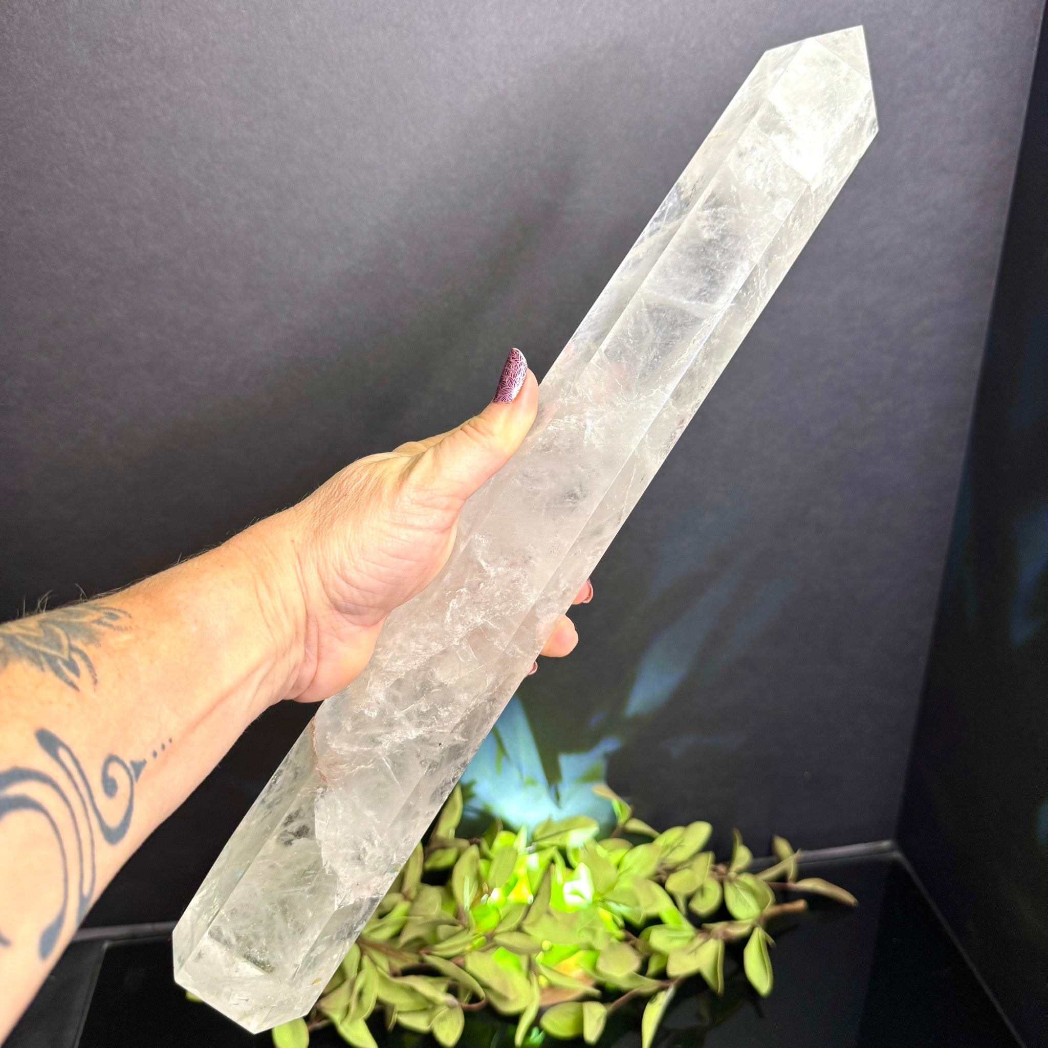 Clear Quartz Tower
