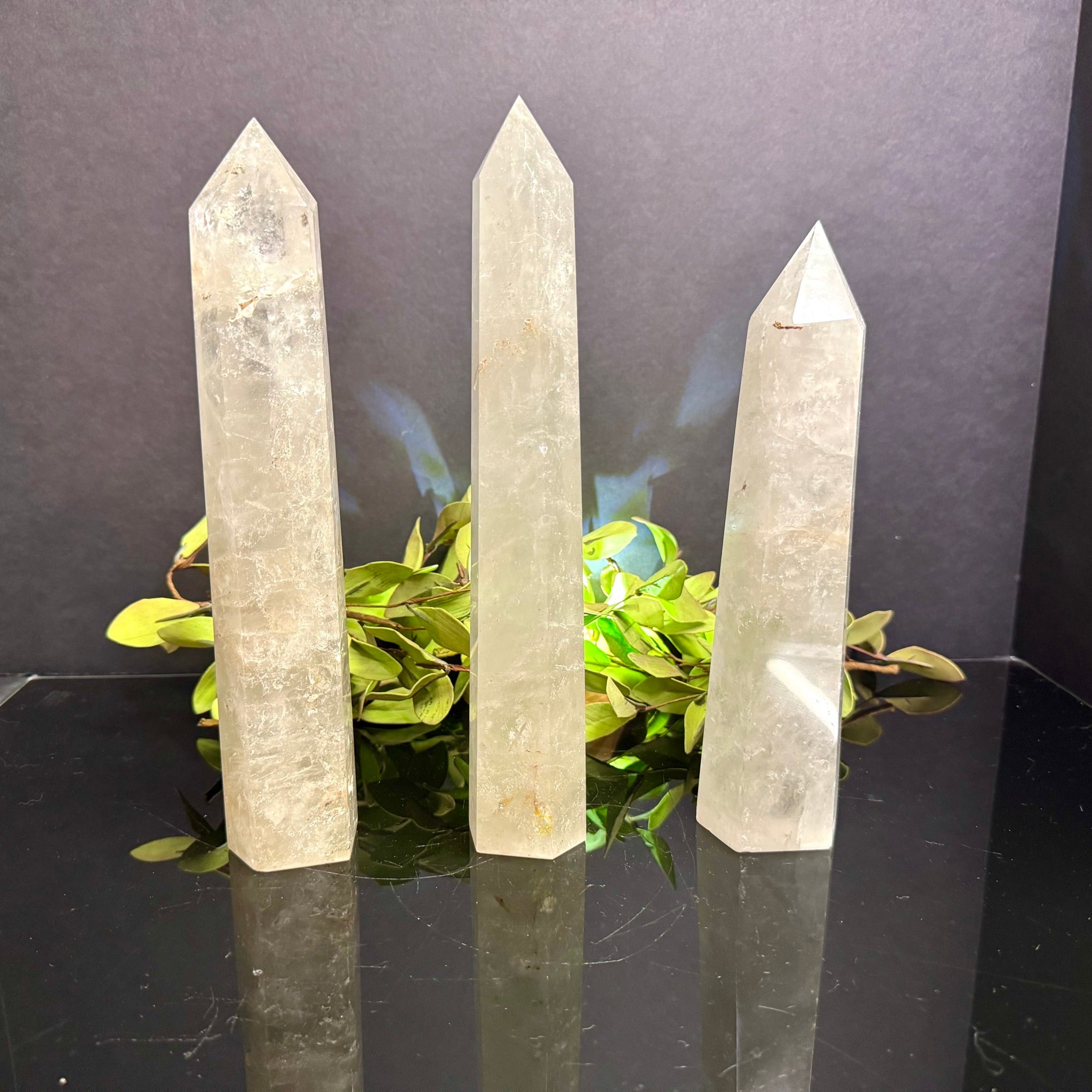Clear Quartz Tower