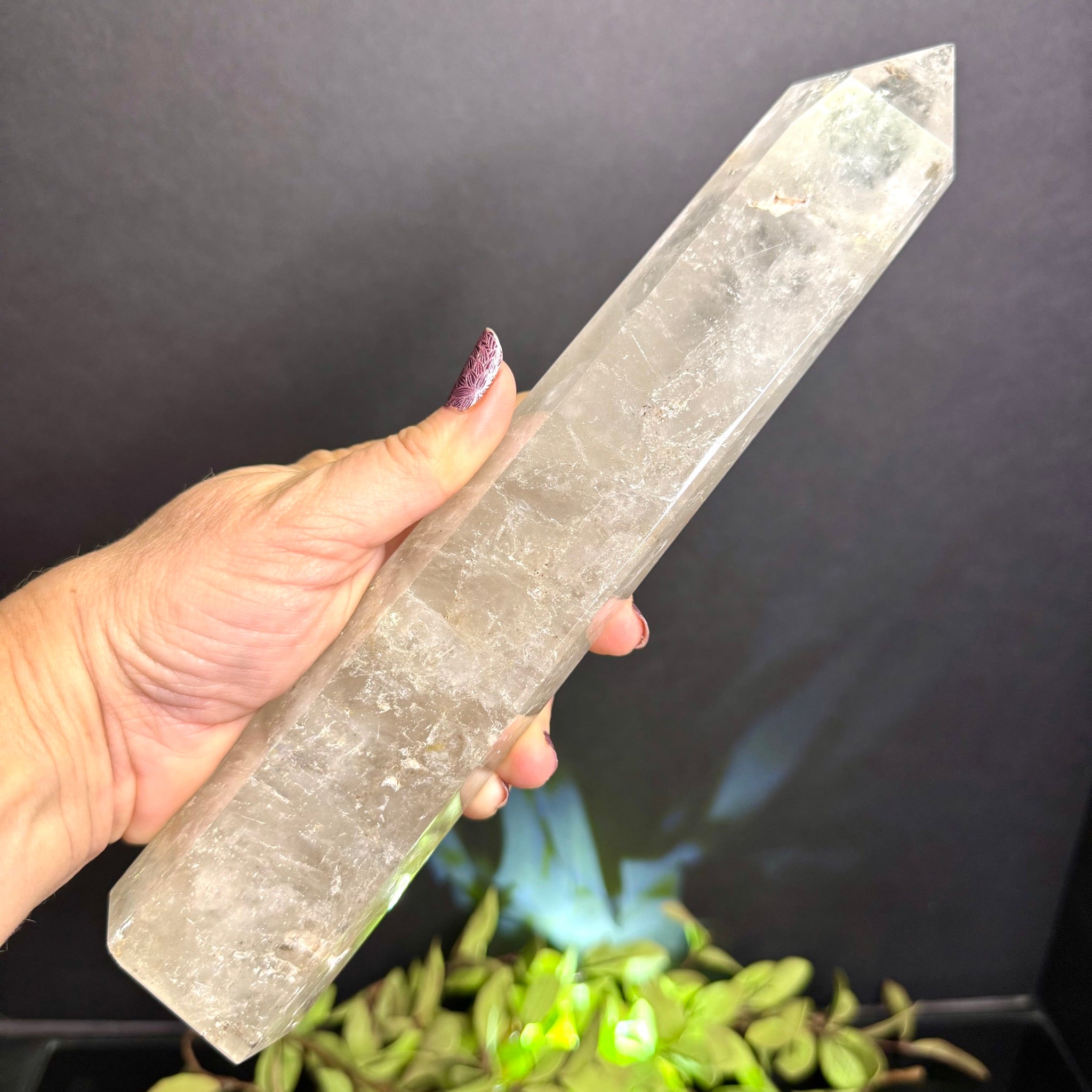Clear Quartz Tower