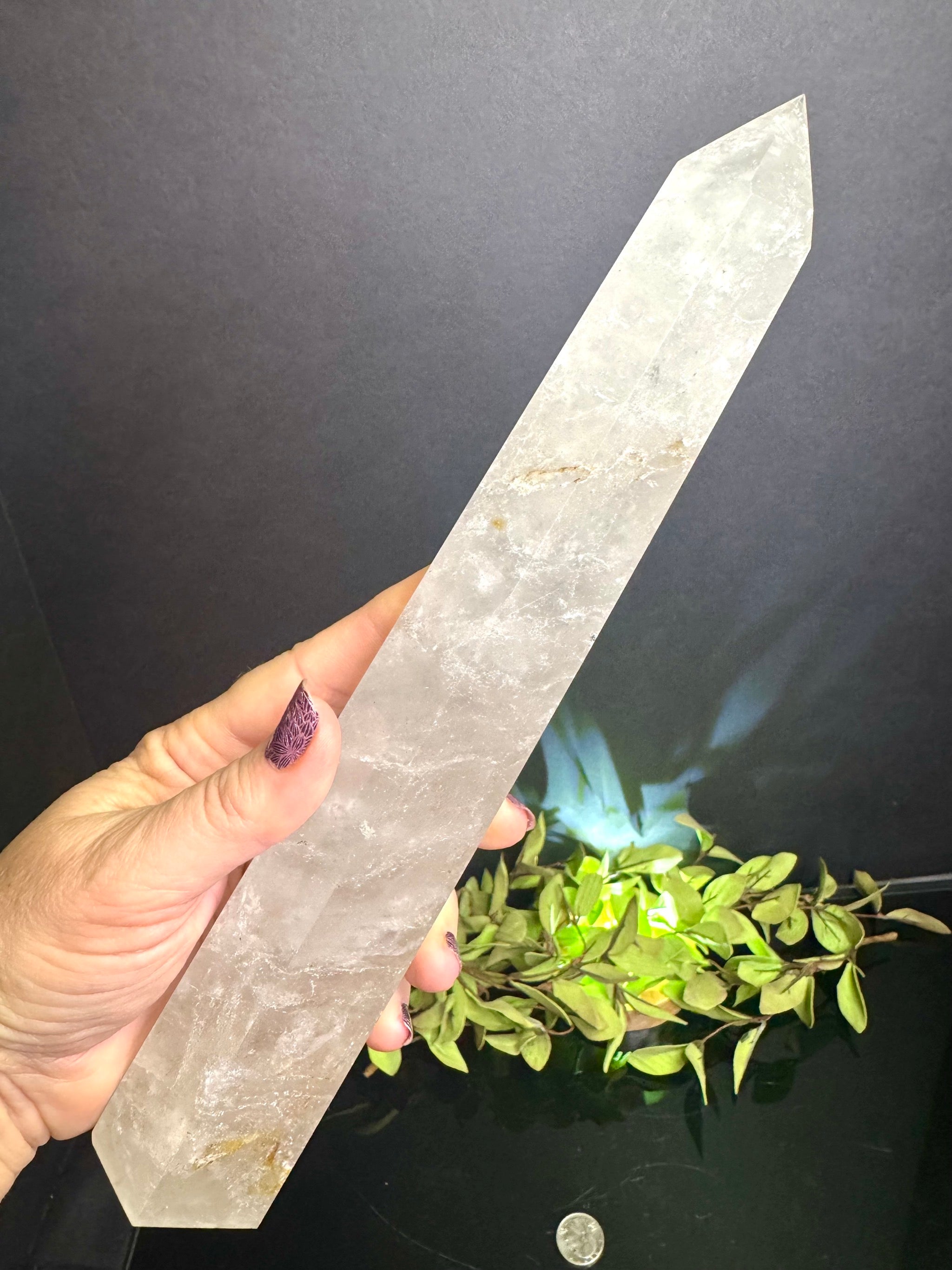 Clear Quartz Tower