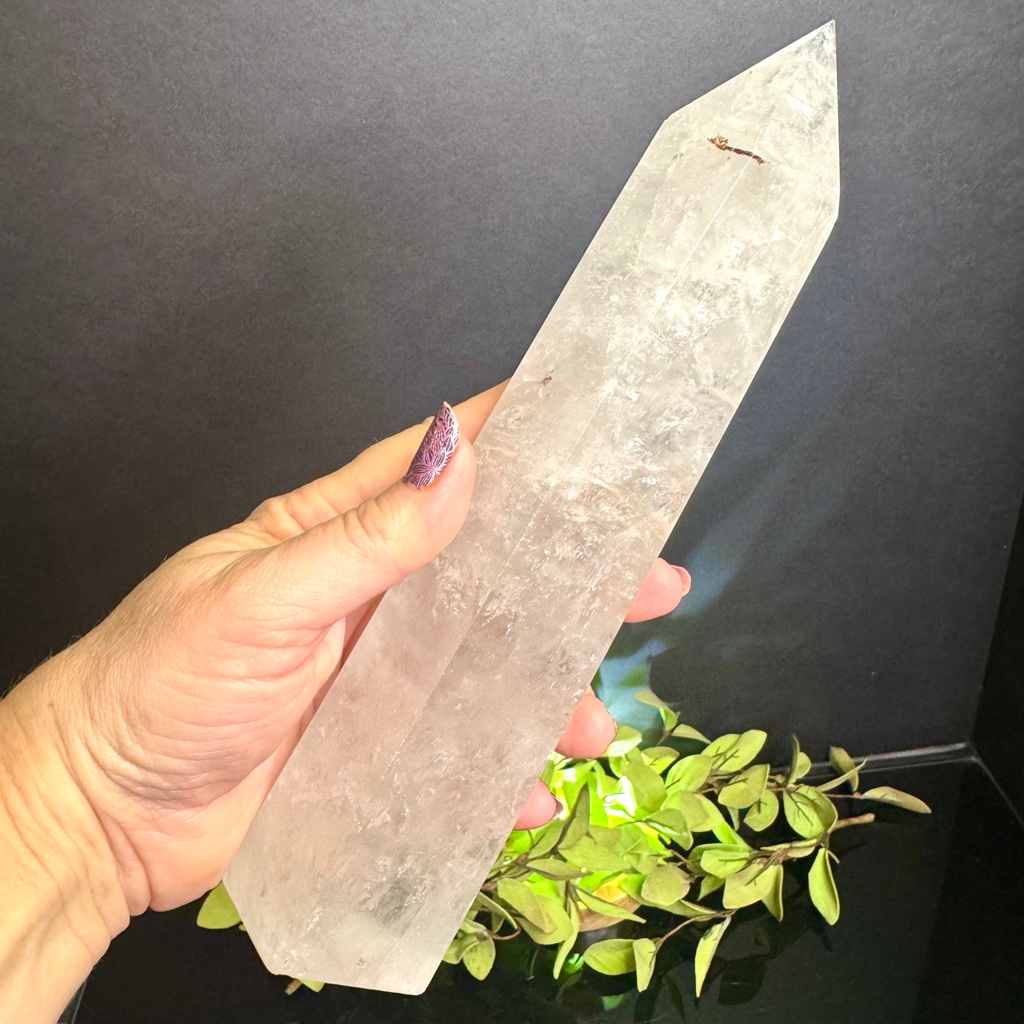 Clear Quartz Tower