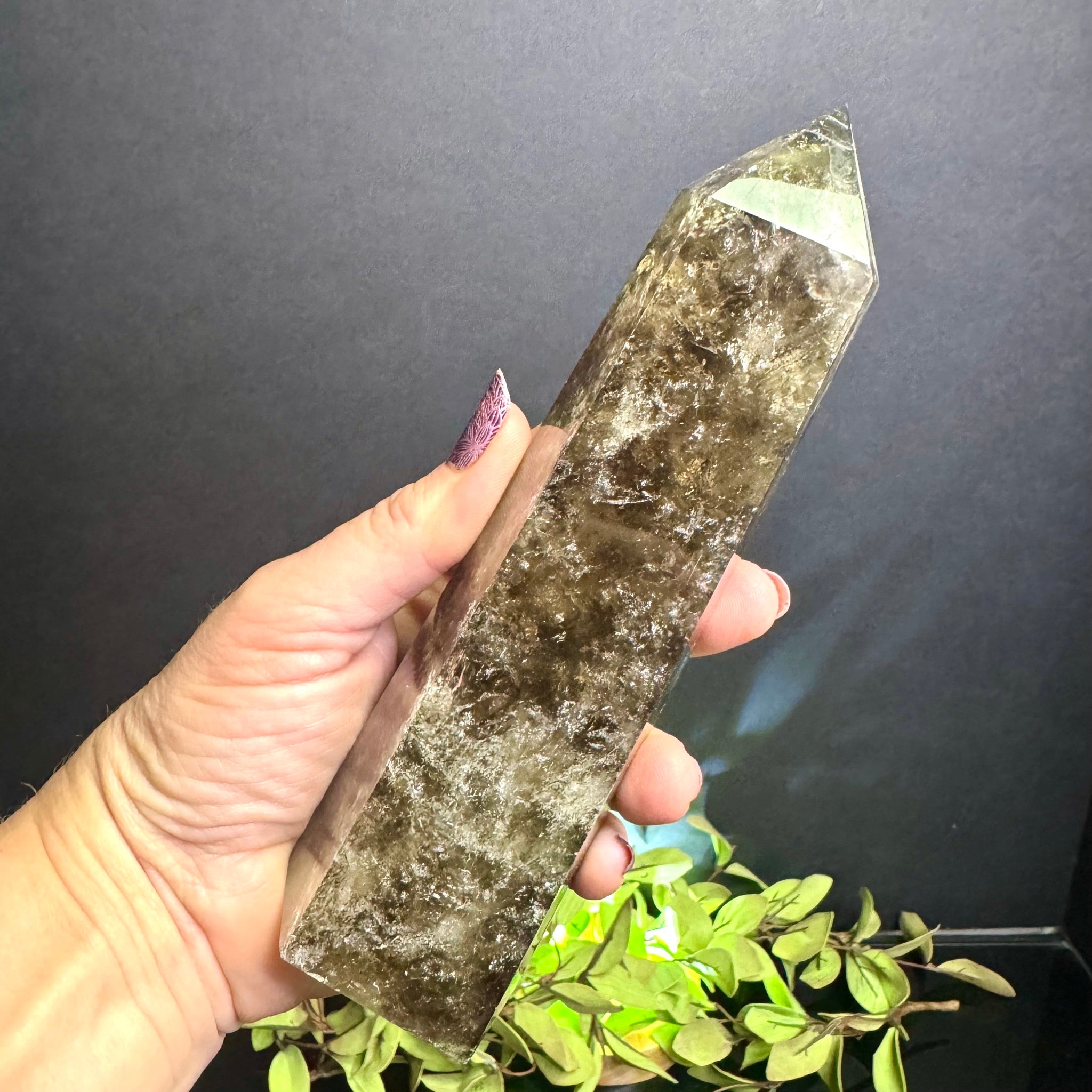 Smoky Quartz Tower