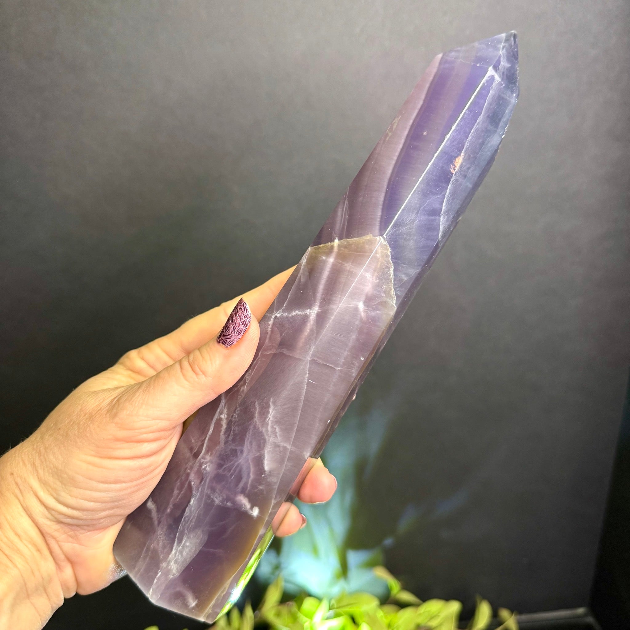 Purple Fluorite Tower