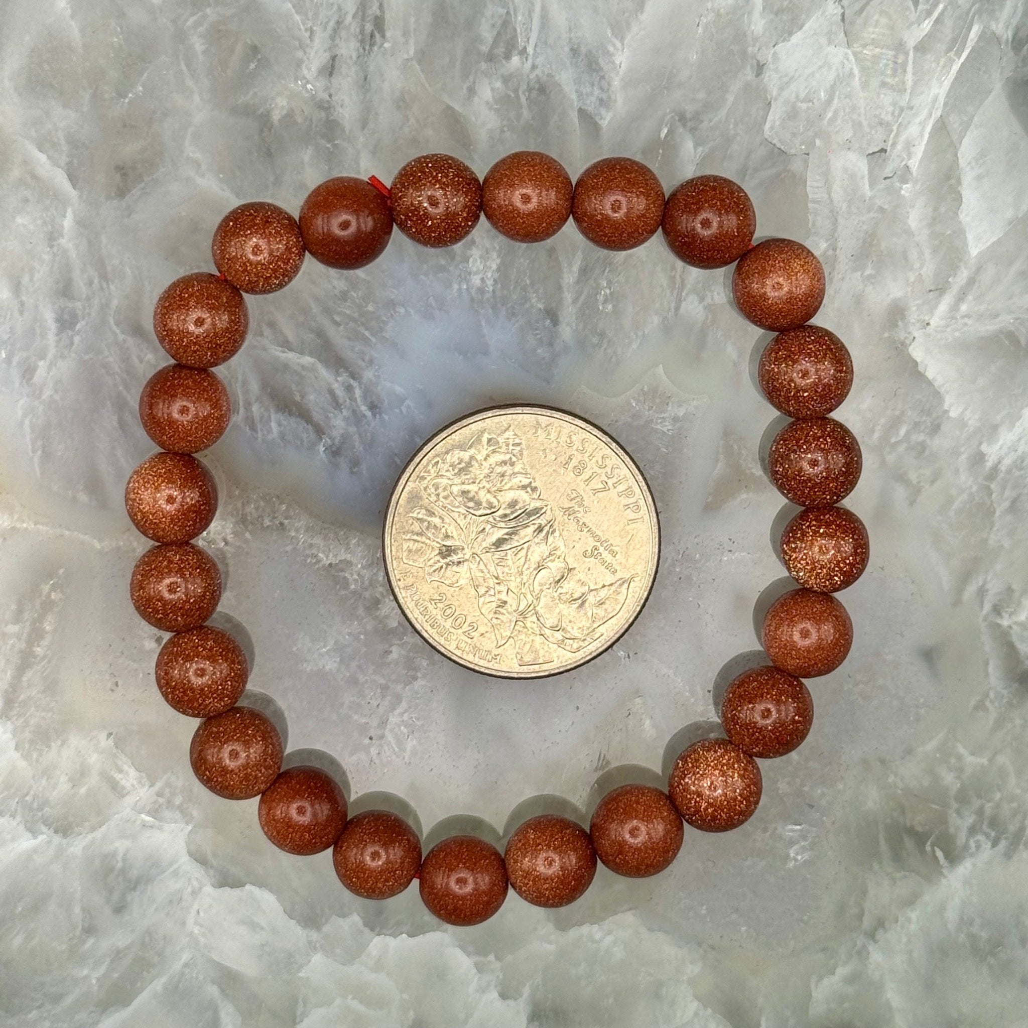 Goldstone Stretch Bracelet