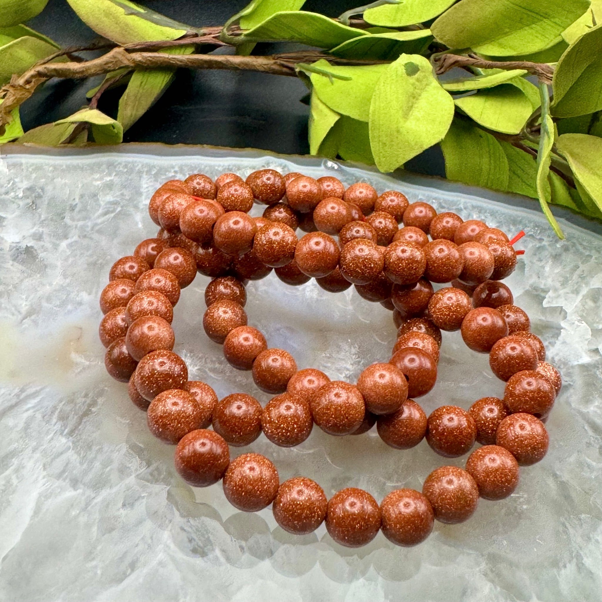 Goldstone Stretch Bracelet