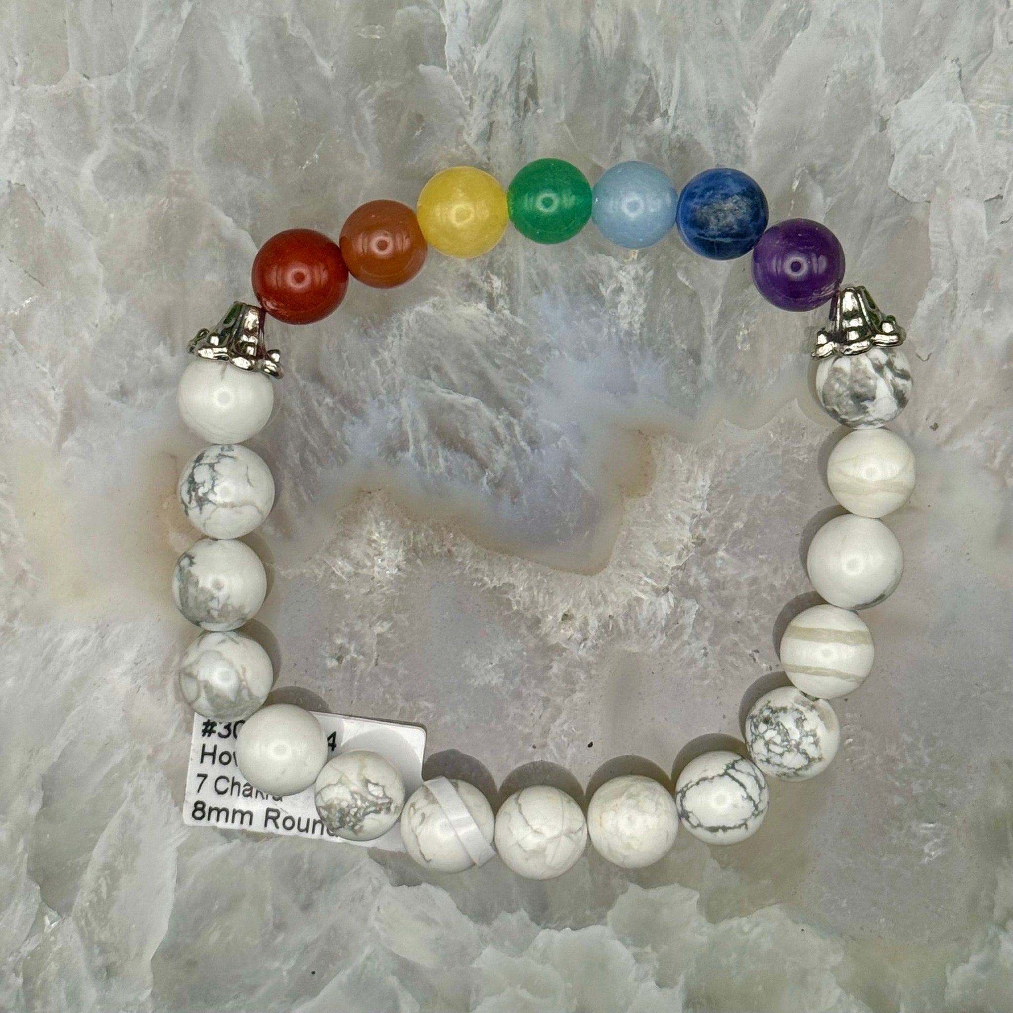 Chakra with Howlite Stretch Bracelet