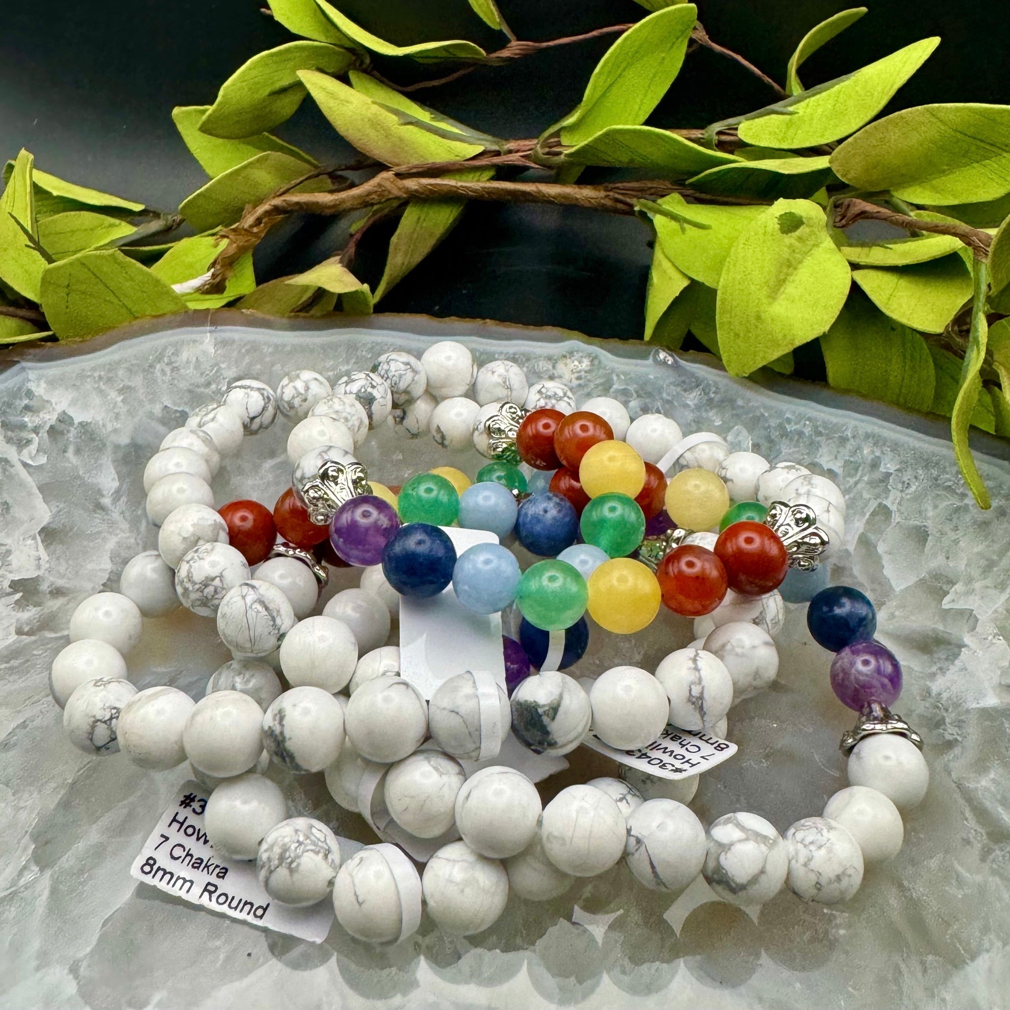 Chakra with Howlite Stretch Bracelet