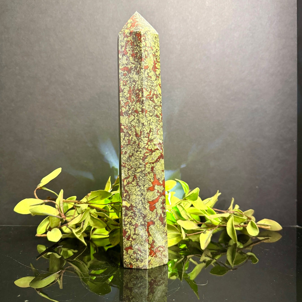 Dragon Blood Jasper Tower