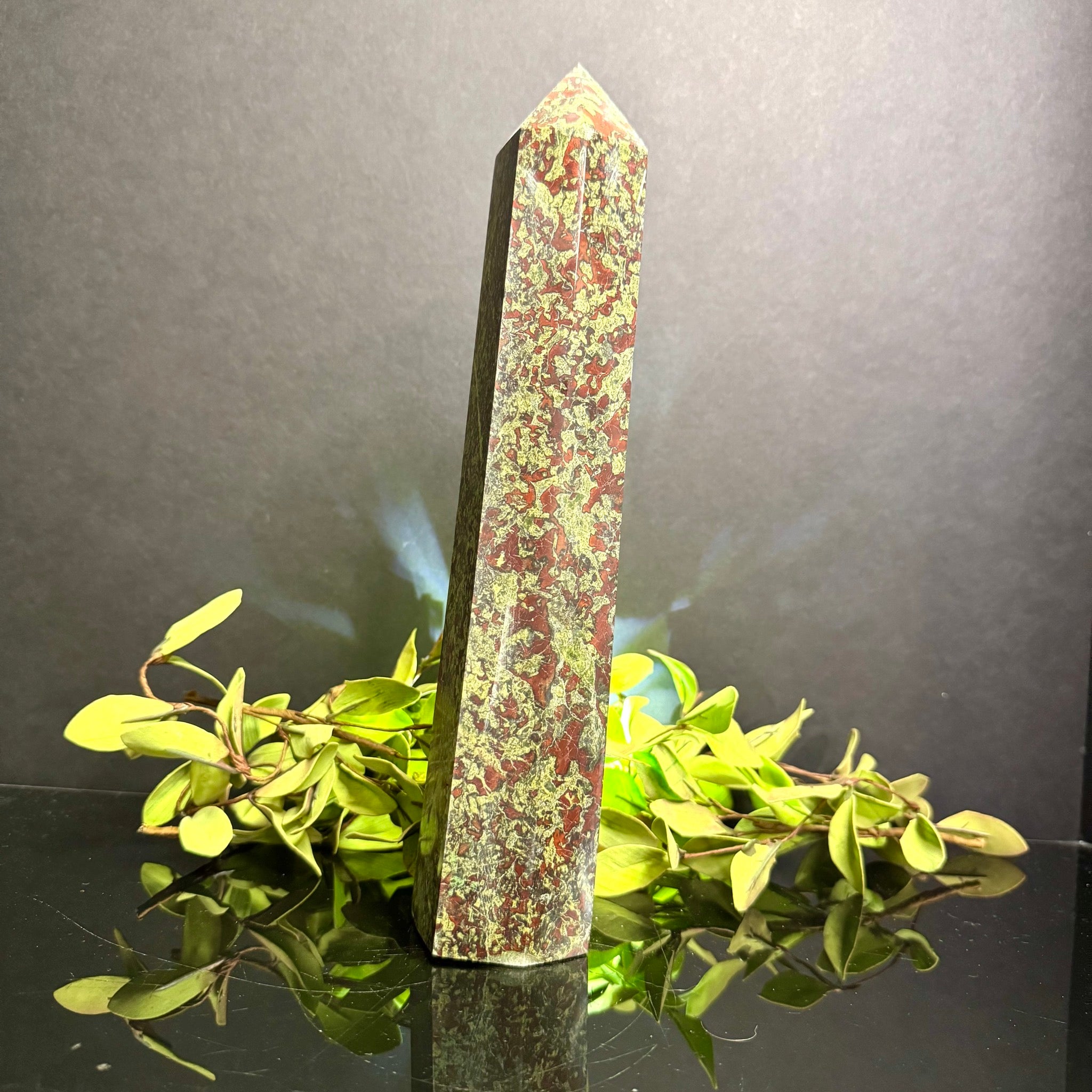 Dragon Blood Jasper Tower