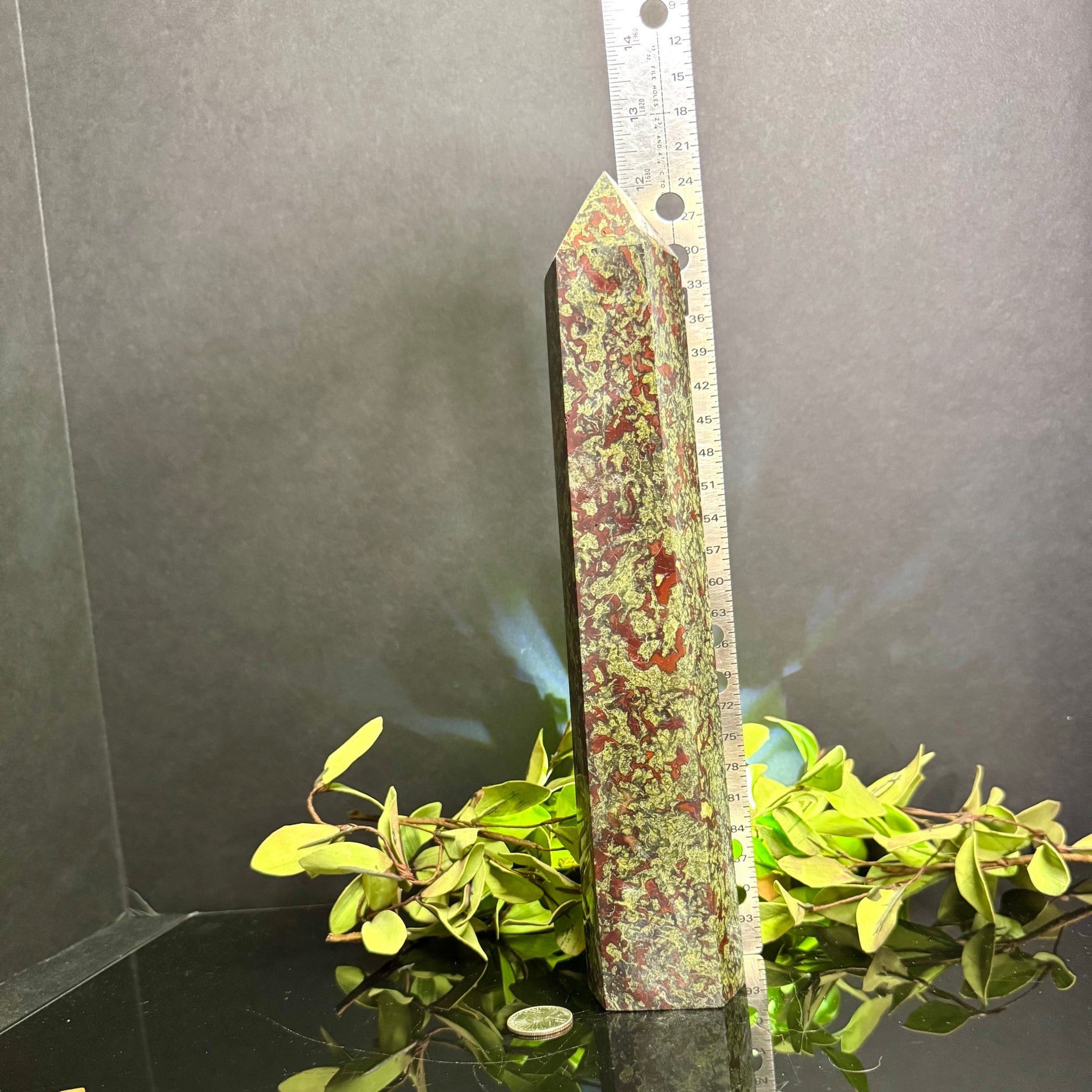 Dragon Blood Jasper Tower