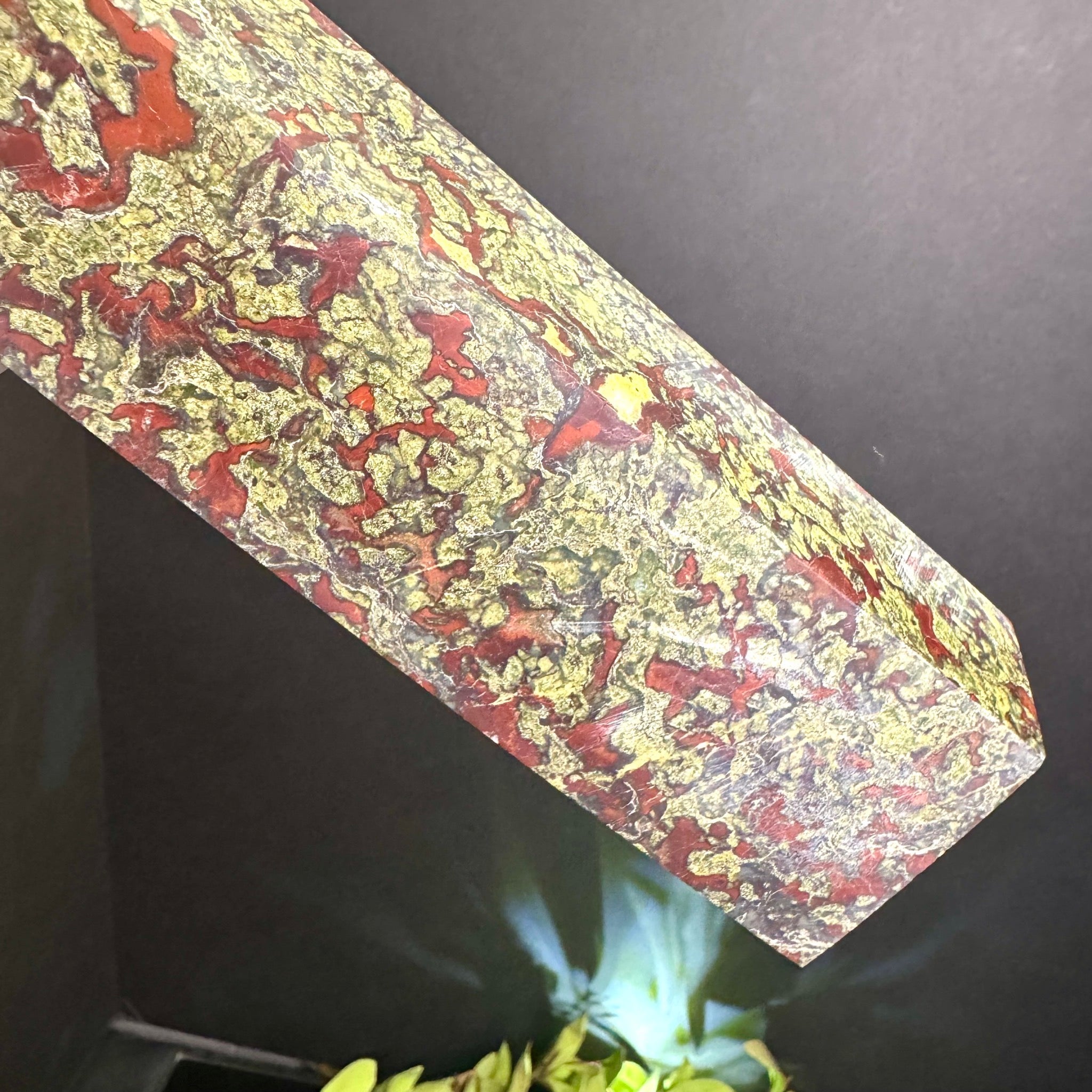 Dragon Blood Jasper Tower