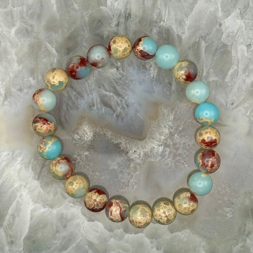 Snake Skin Jasper Stretch Bracelet