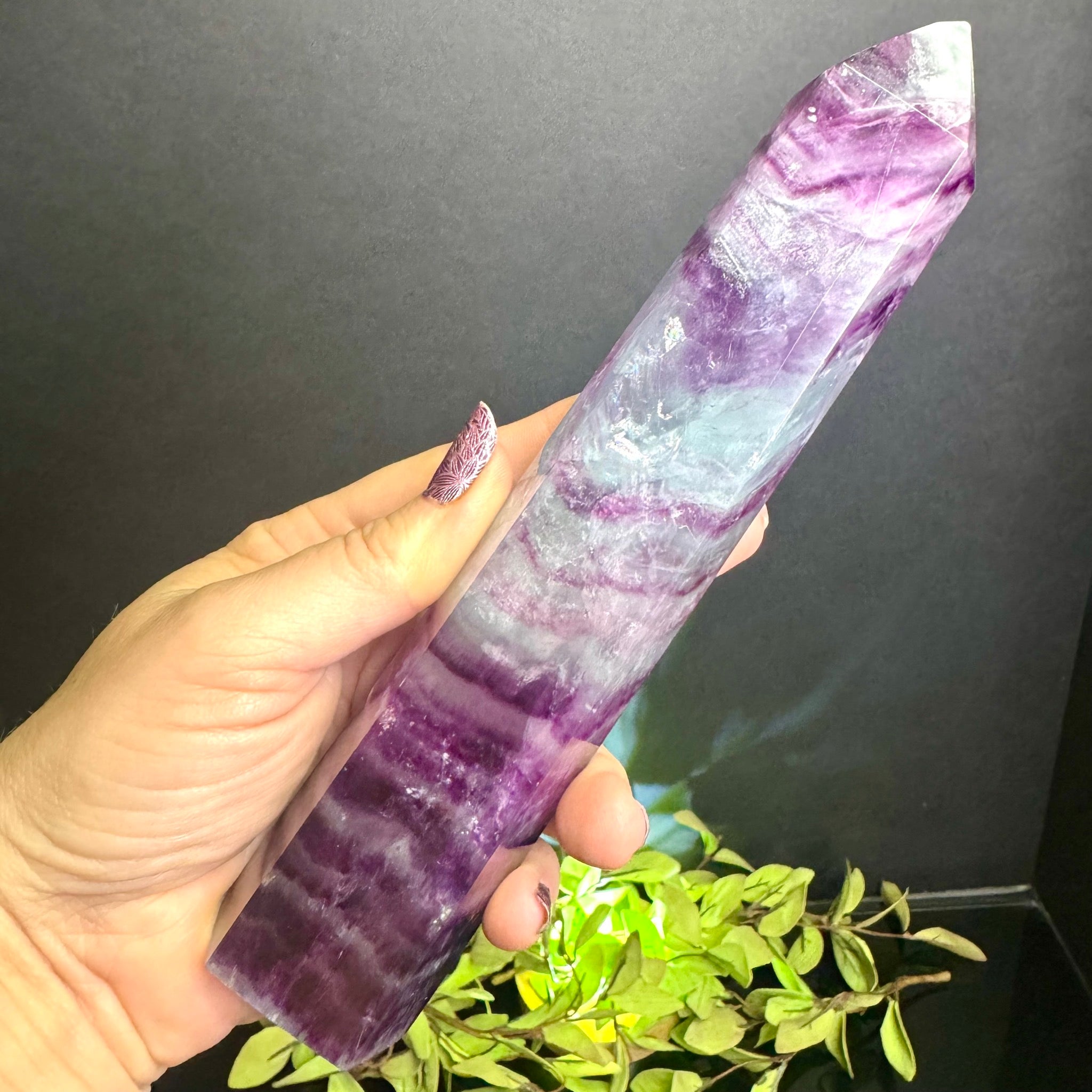 Rainbow Fluorite Tower