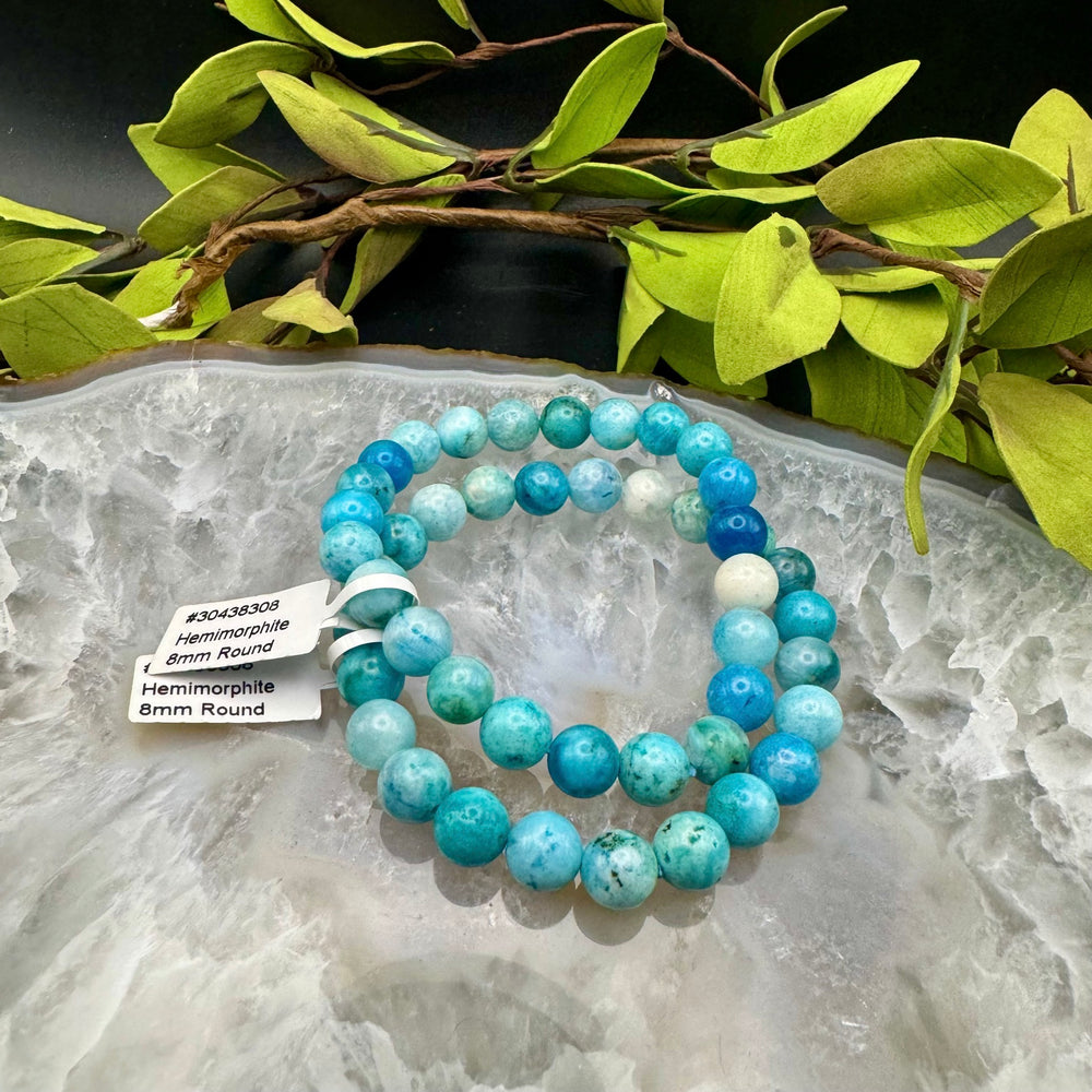 Hemimorphite Stretch Bracelet