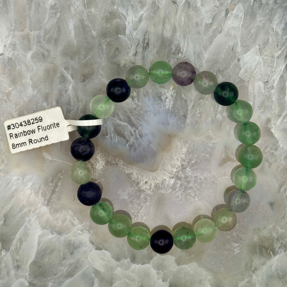 Rainbow Fluorite Stretch Bracelet