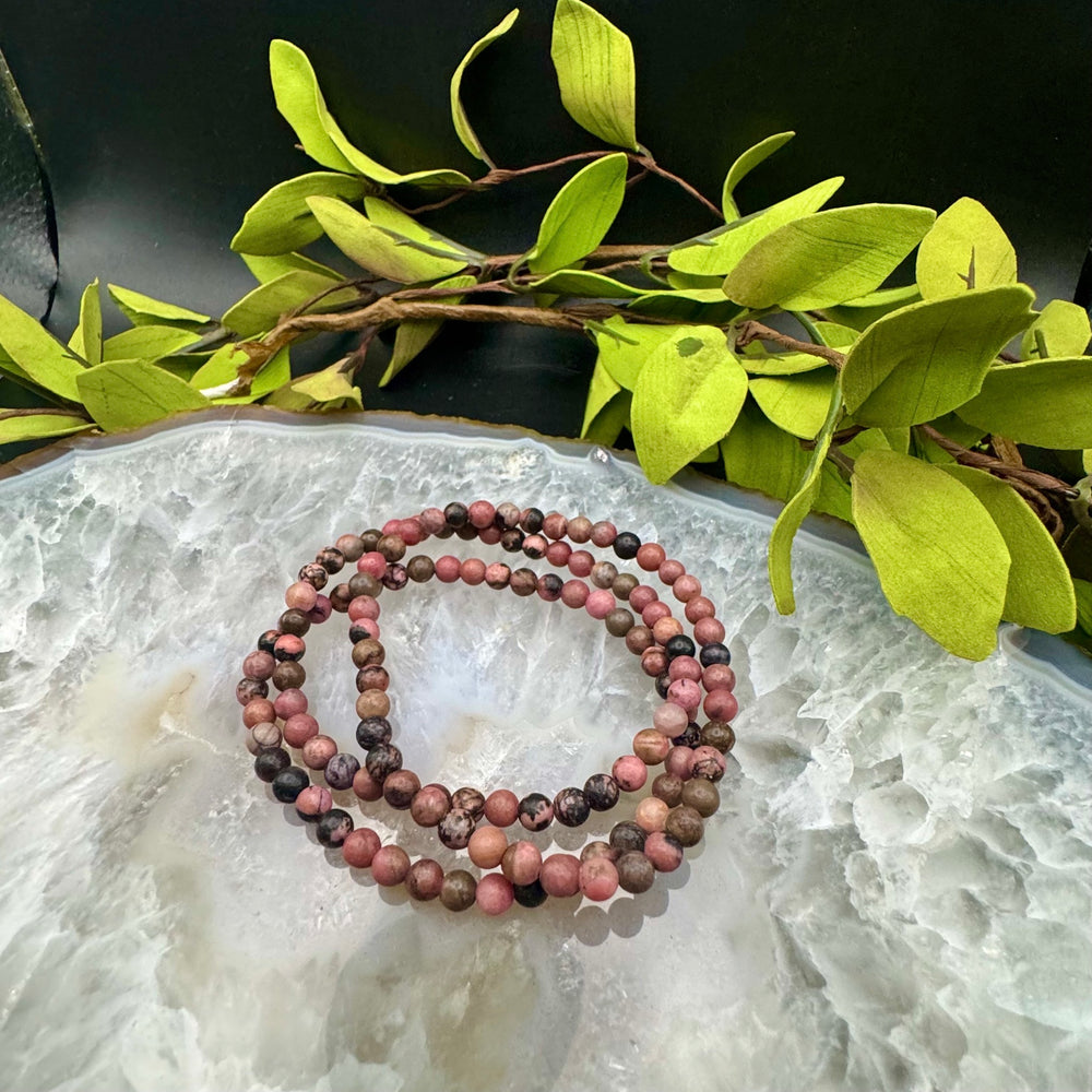 Rhodonite Stretch Bracelet