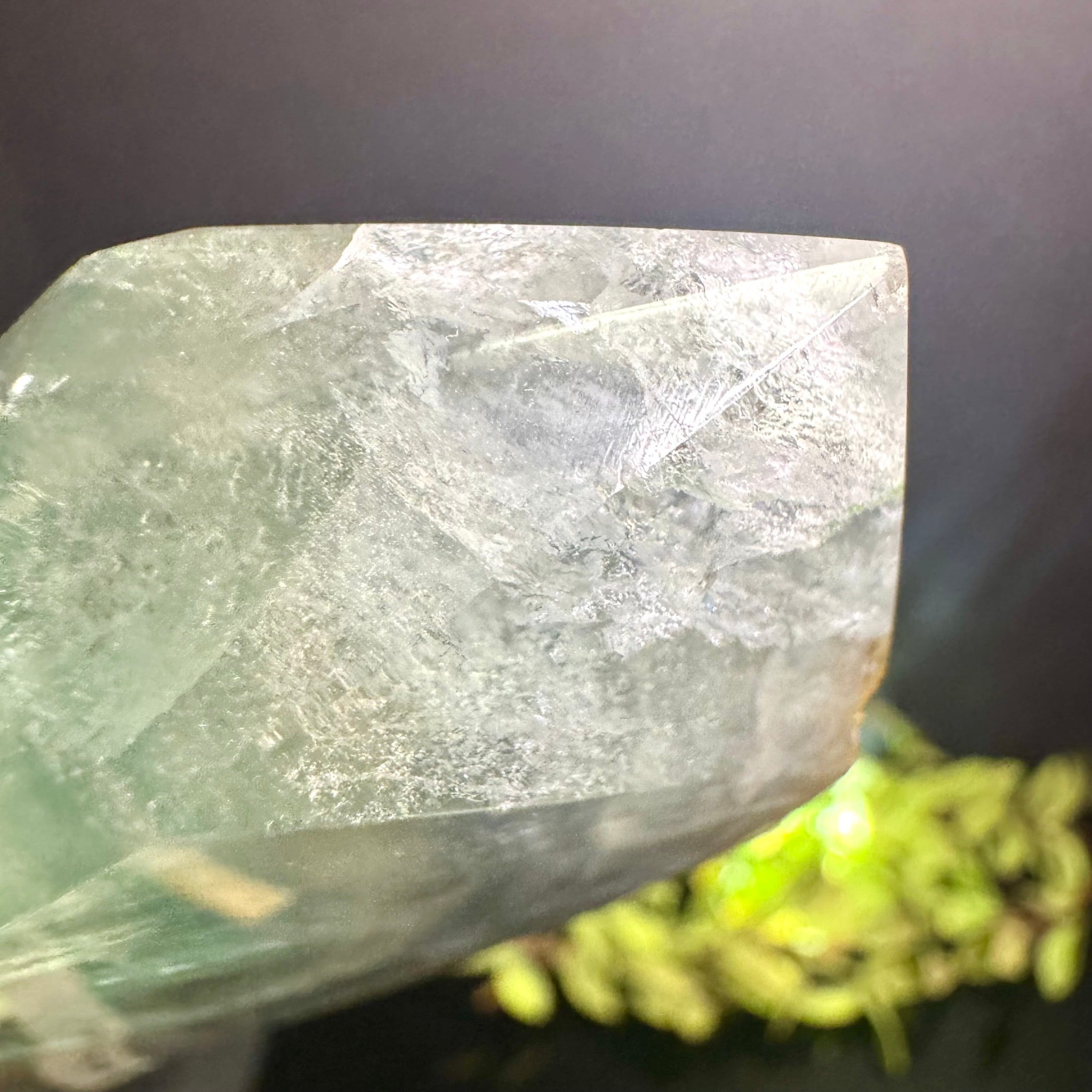 Green Fluorite Free Form Tower