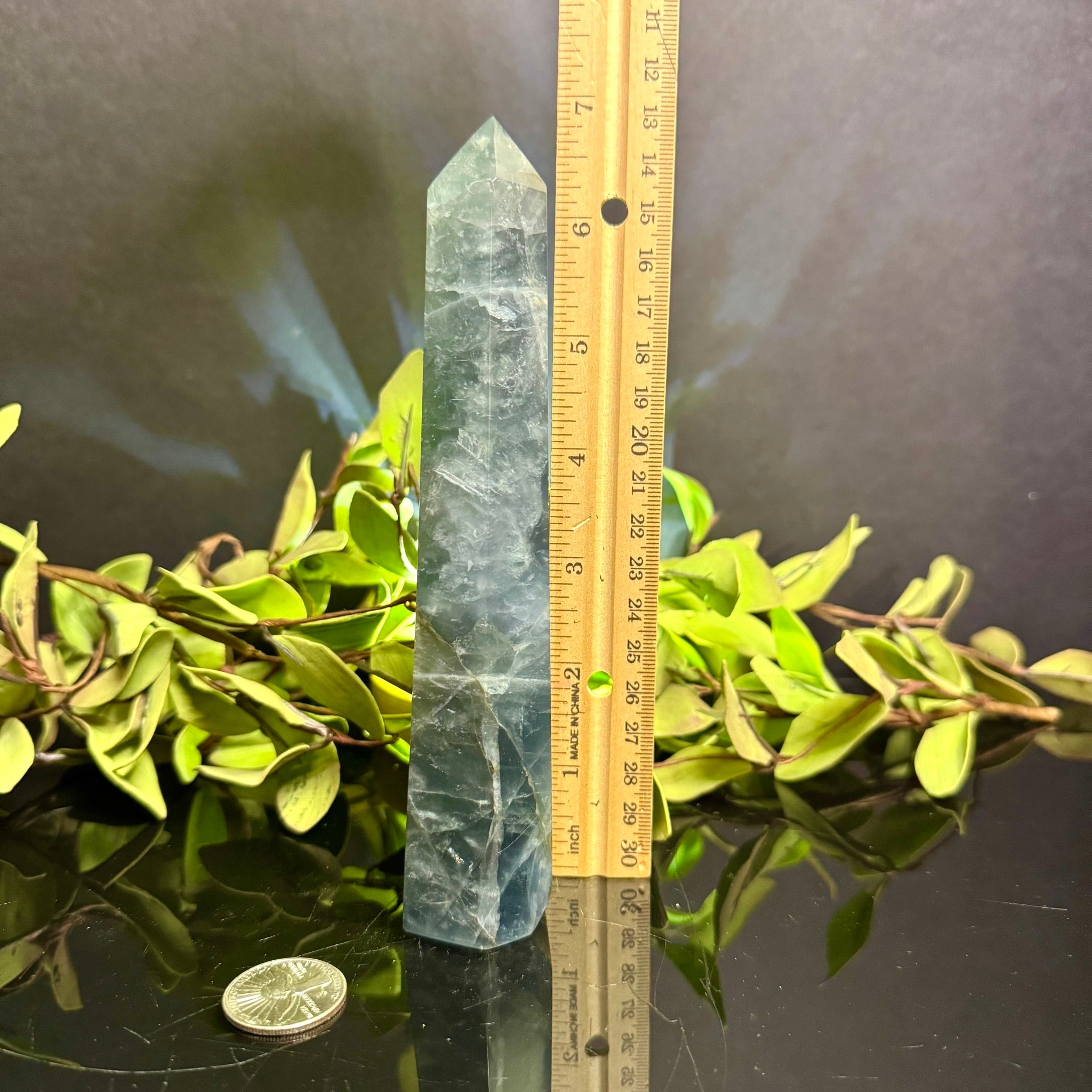 Blue-Green Fluorite Tower
