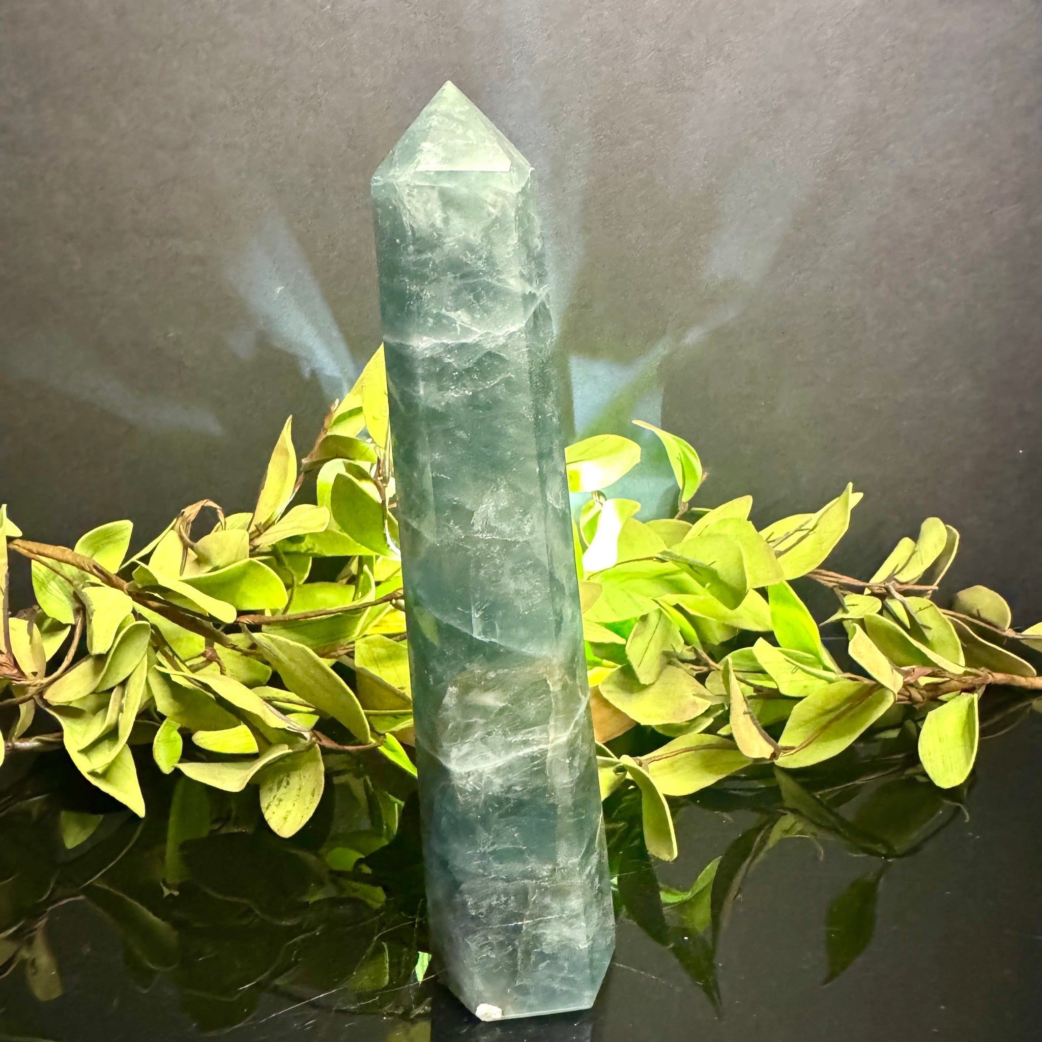 Blue-Green Fluorite Tower