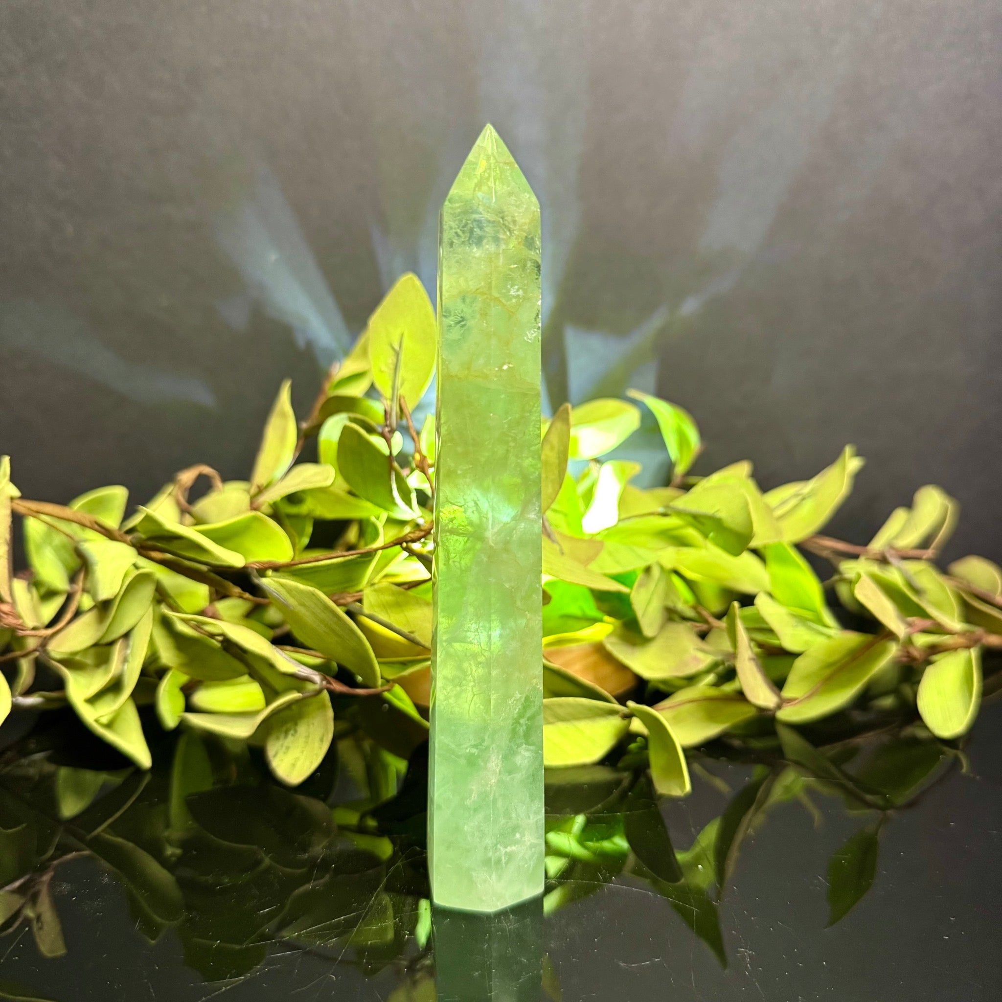 Green Fluorite Tower