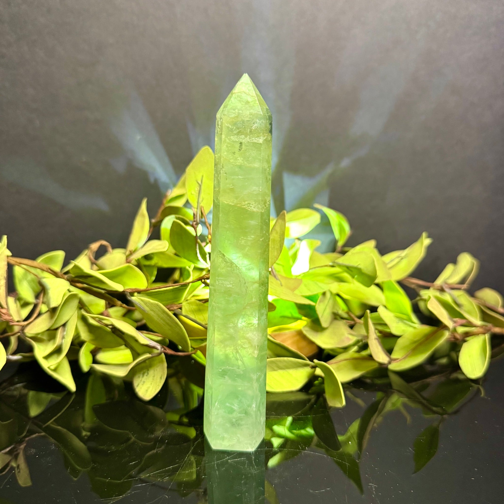 Green Fluorite Tower