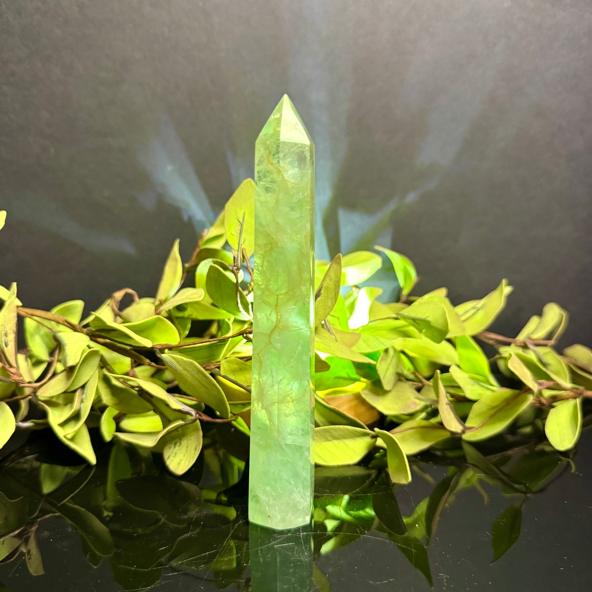 Green Fluorite Tower