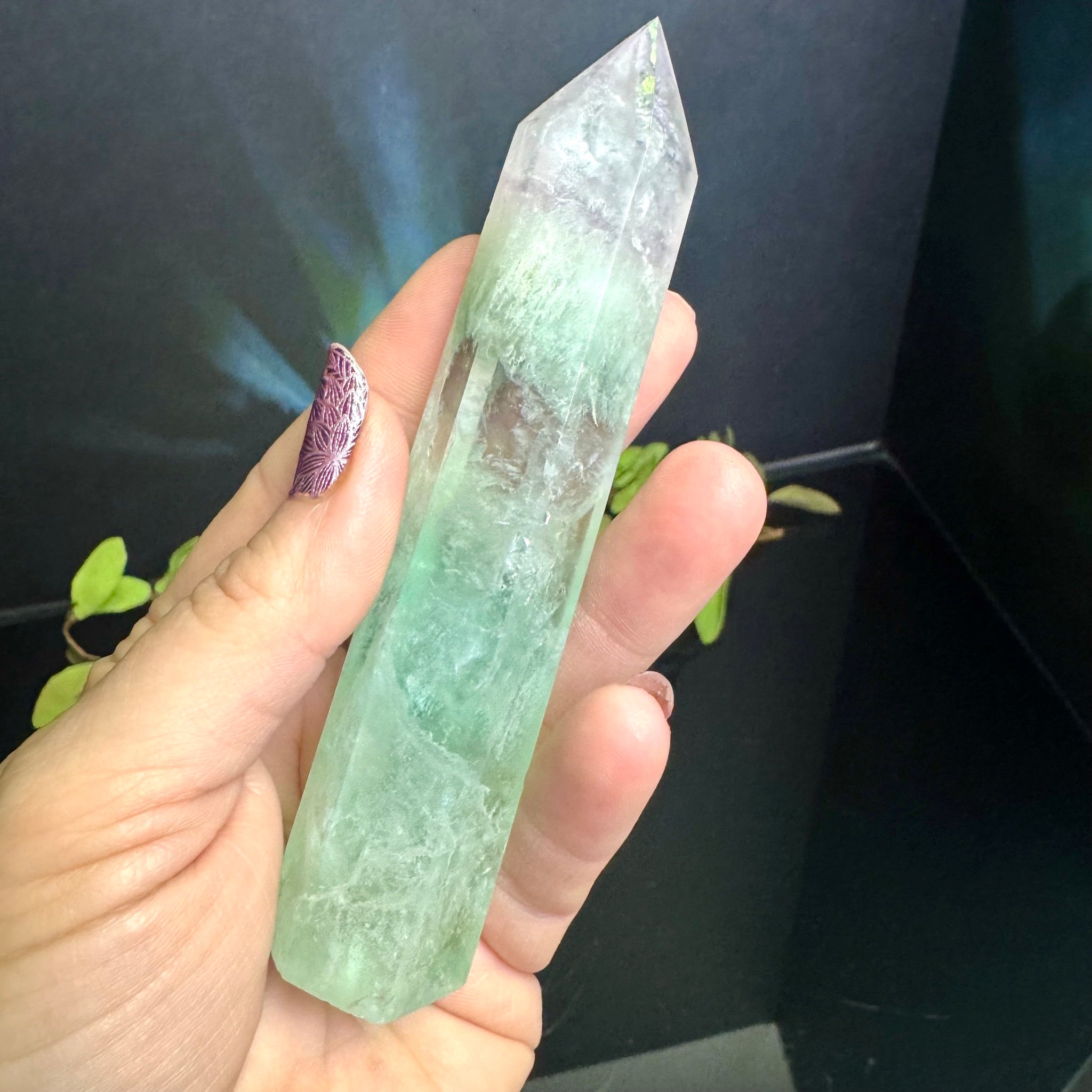 Rainbow Fluorite Tower
