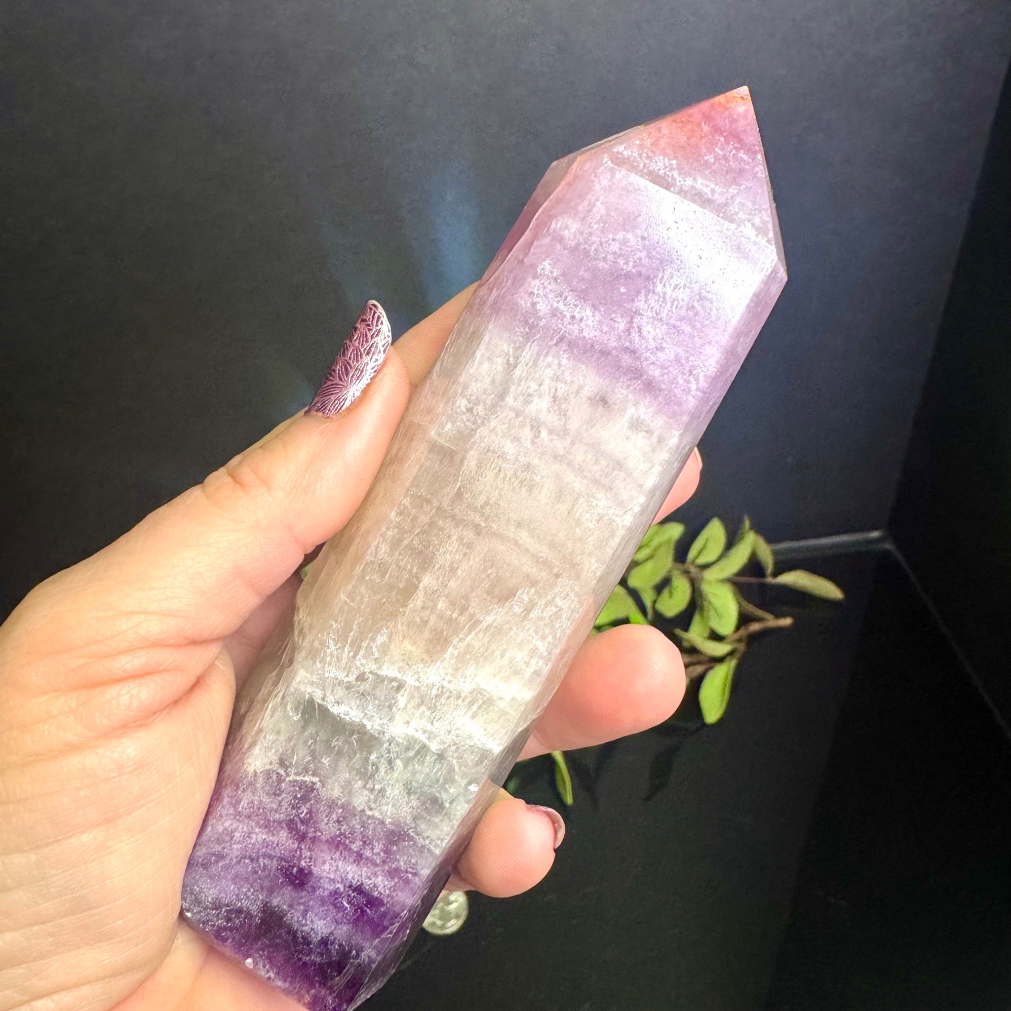 Purple Fluorite Tower