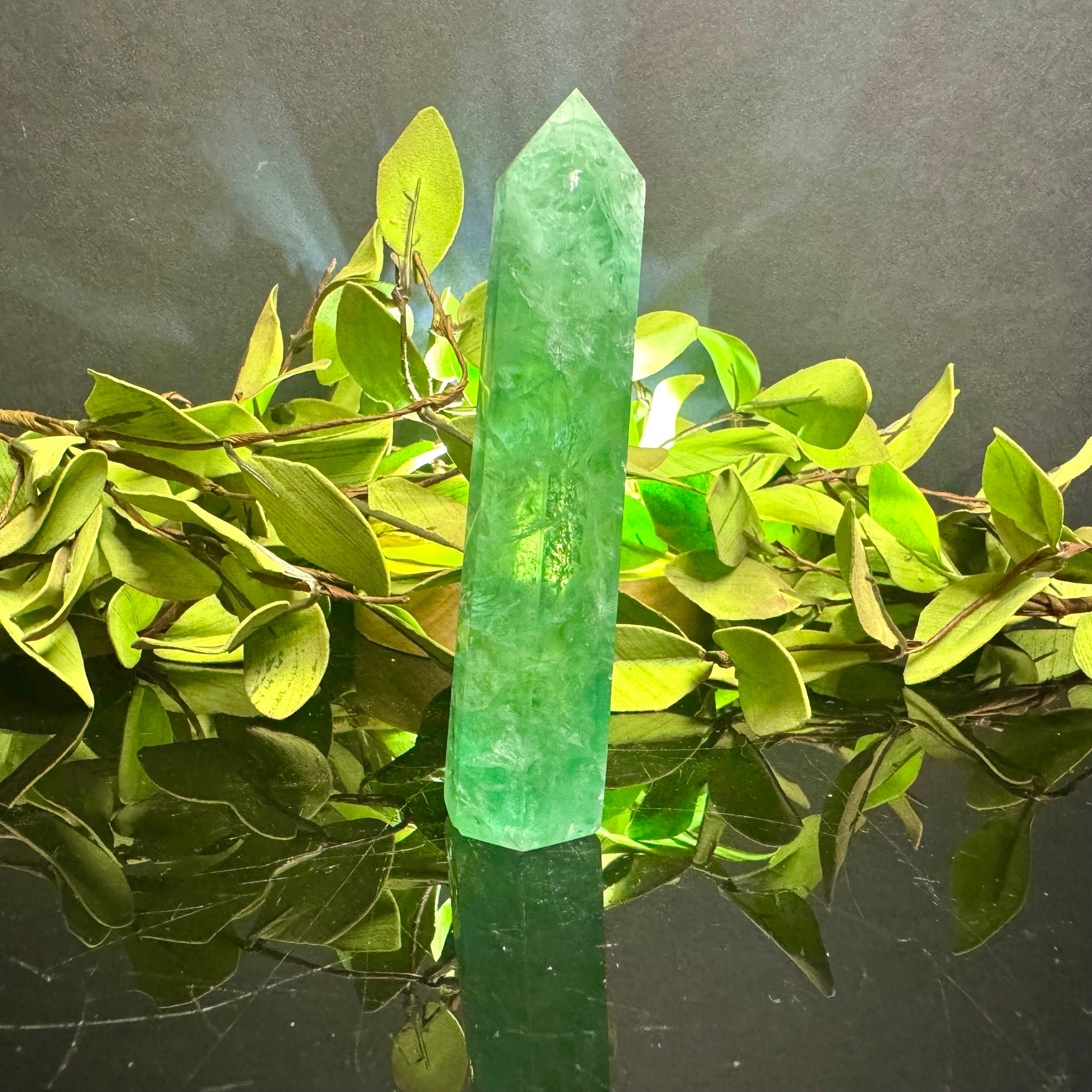 Green Fluorite Tower