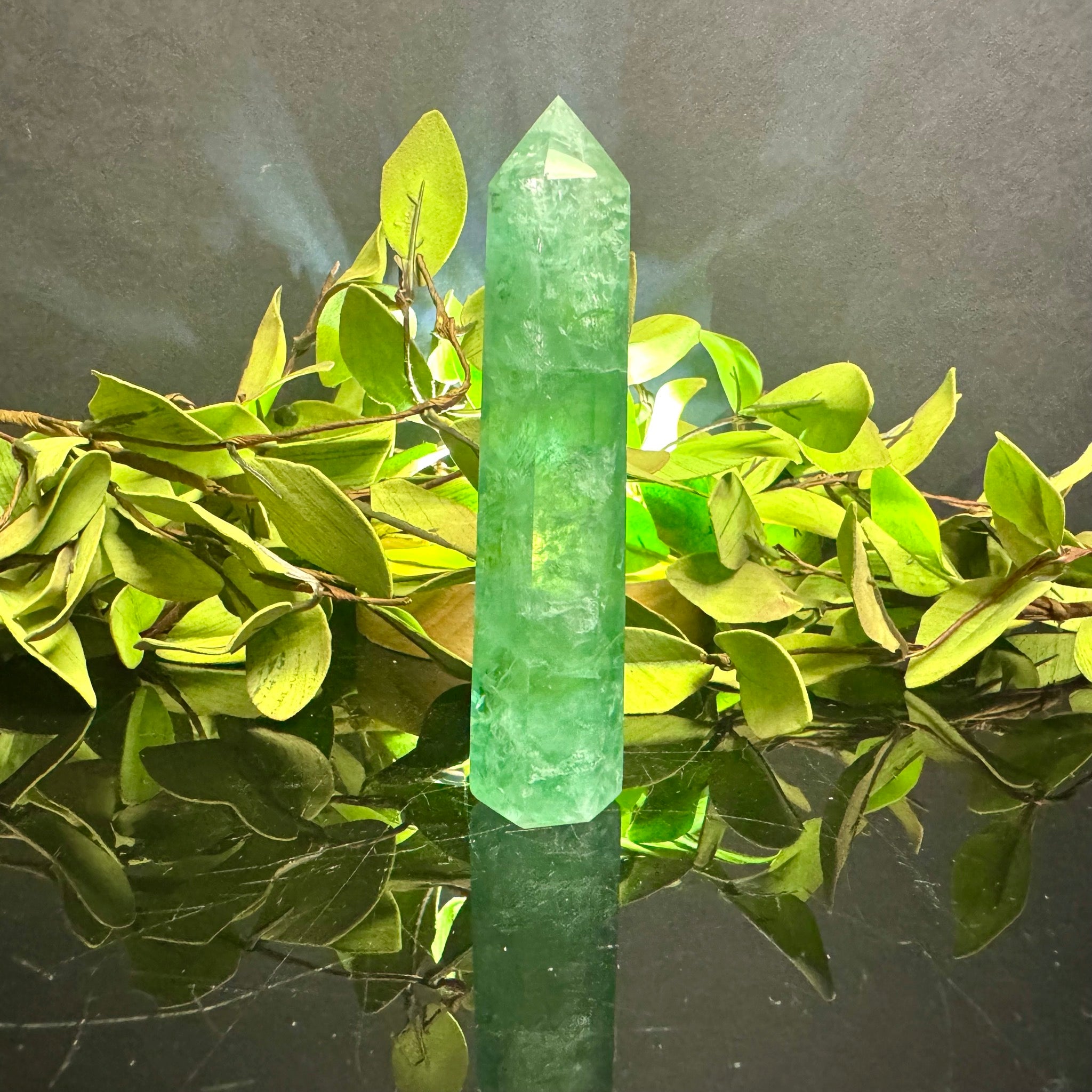 Green Fluorite Tower