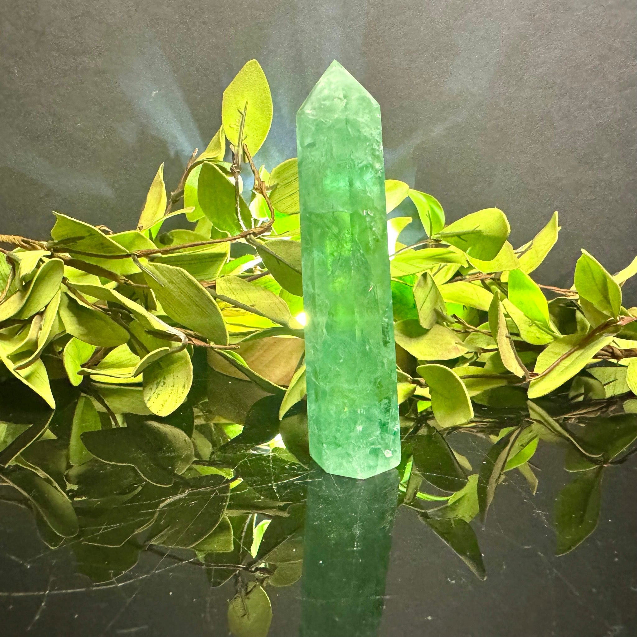 Green Fluorite Tower