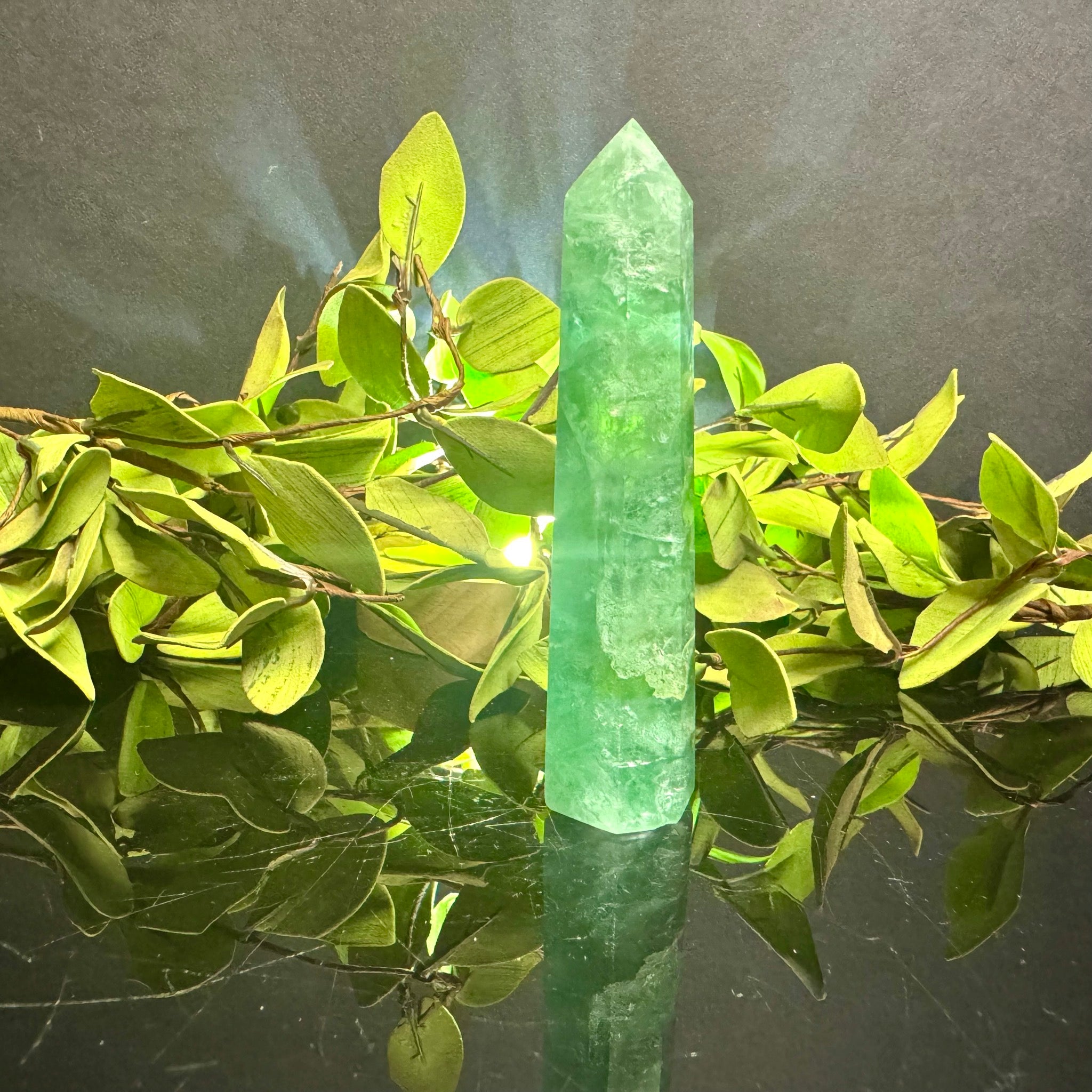 Green Fluorite Tower