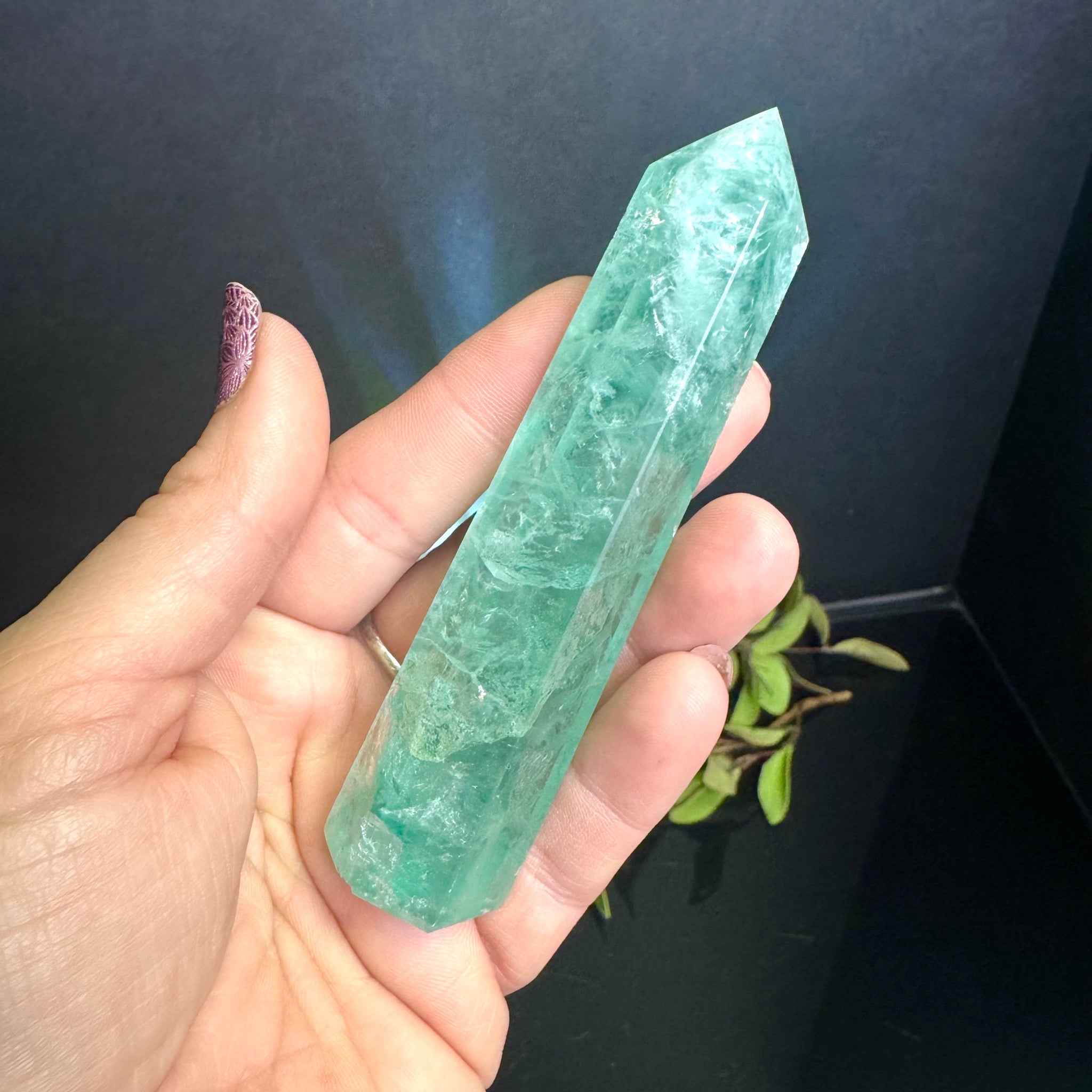 Green Fluorite Tower