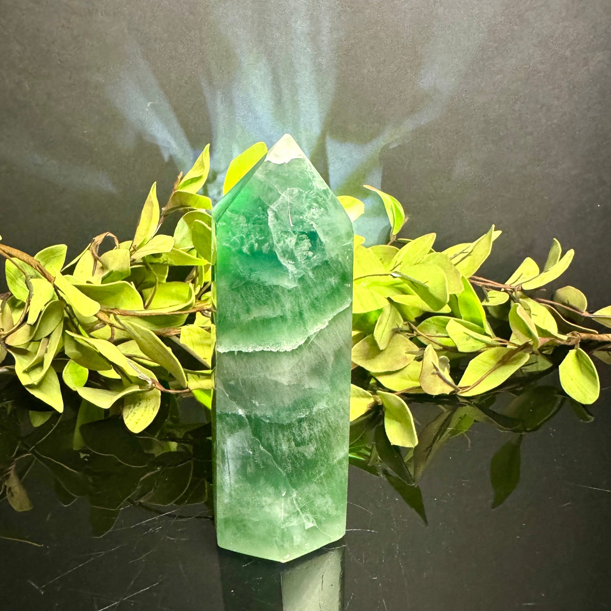 Green Fluorite Tower