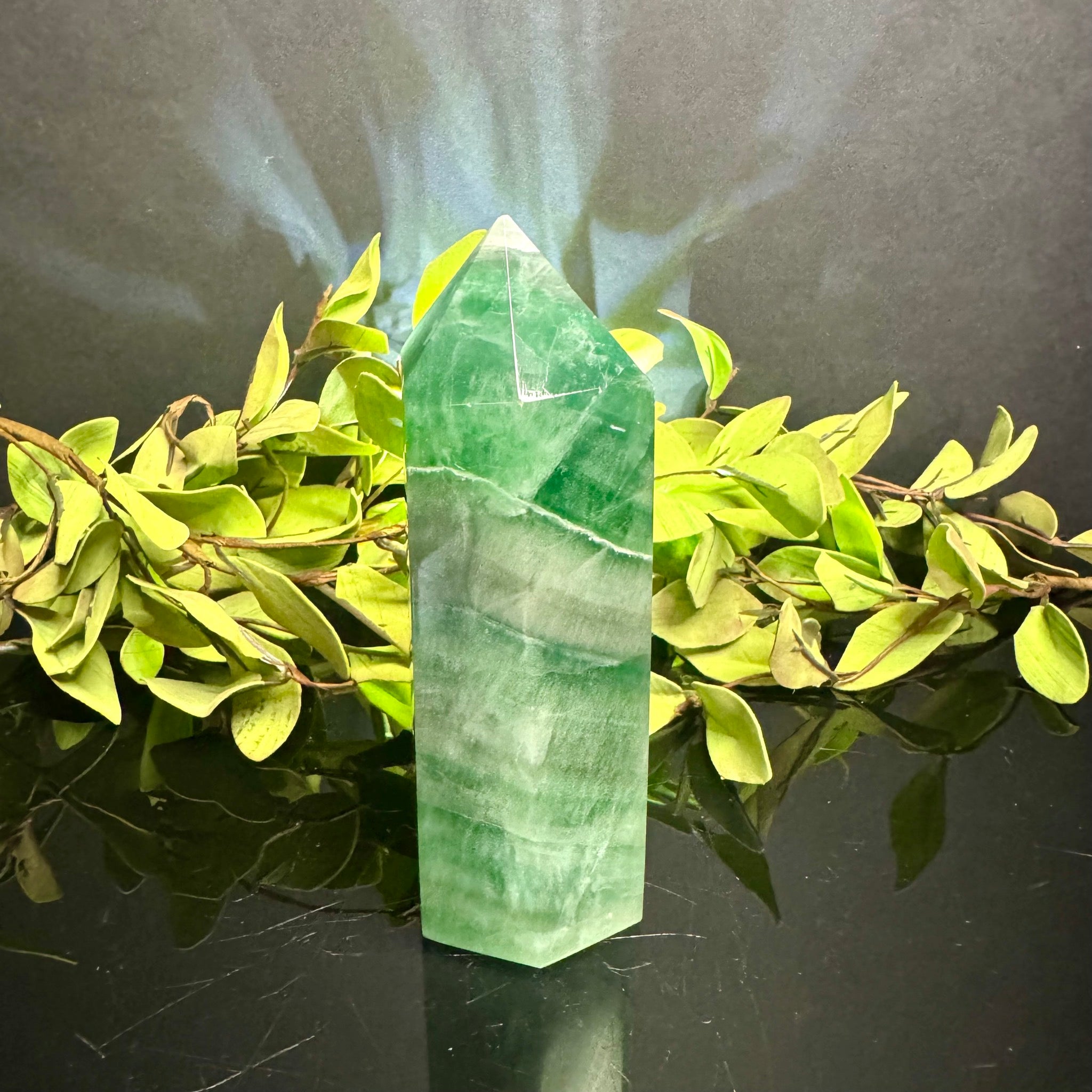 Green Fluorite Tower