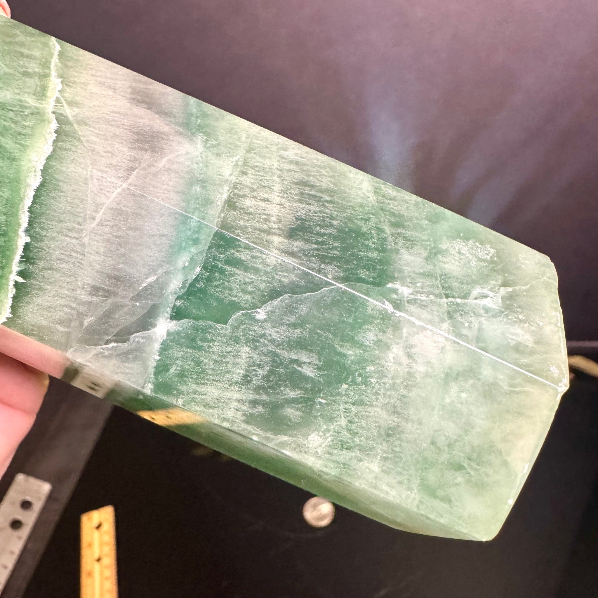 Green Fluorite Tower