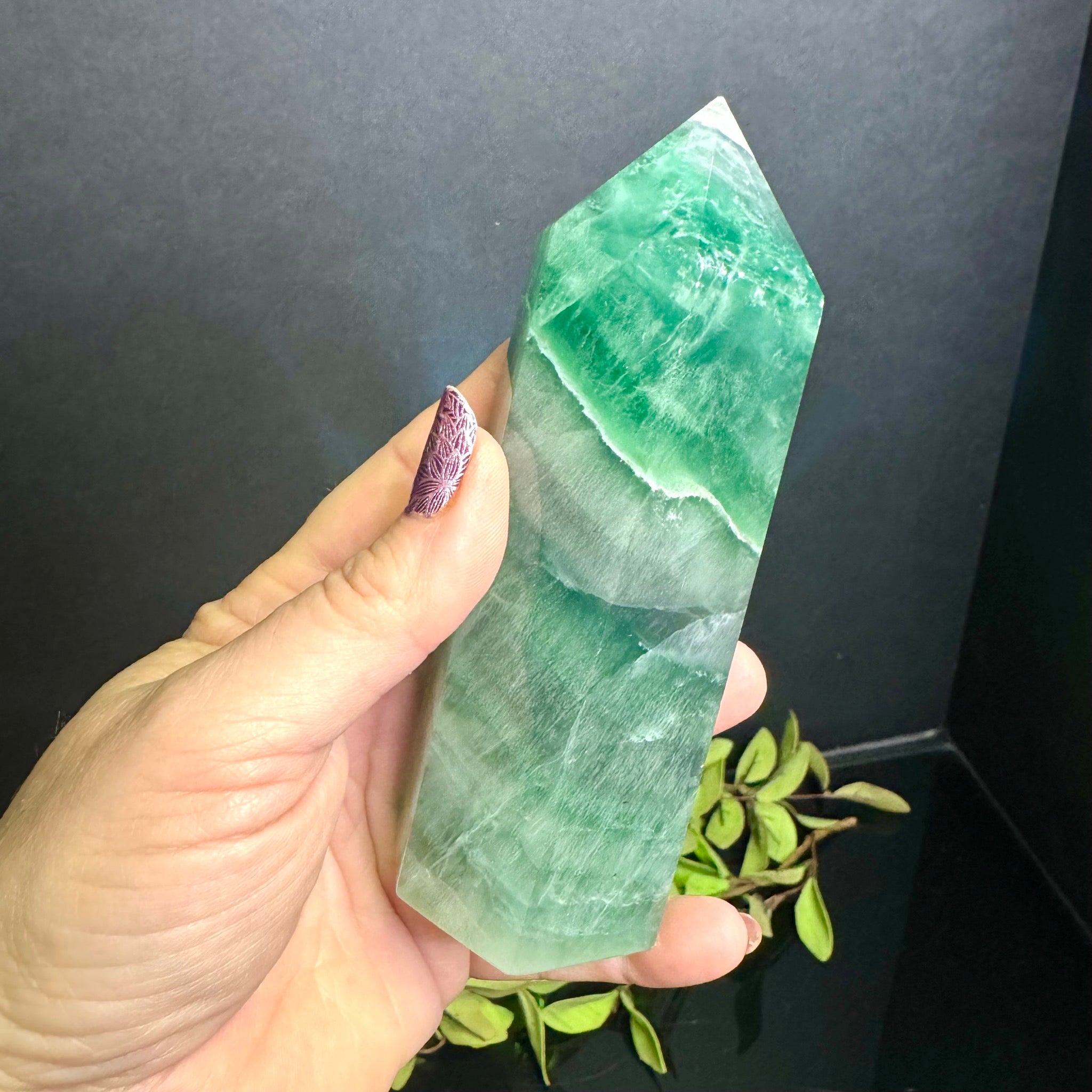 Green Fluorite Tower