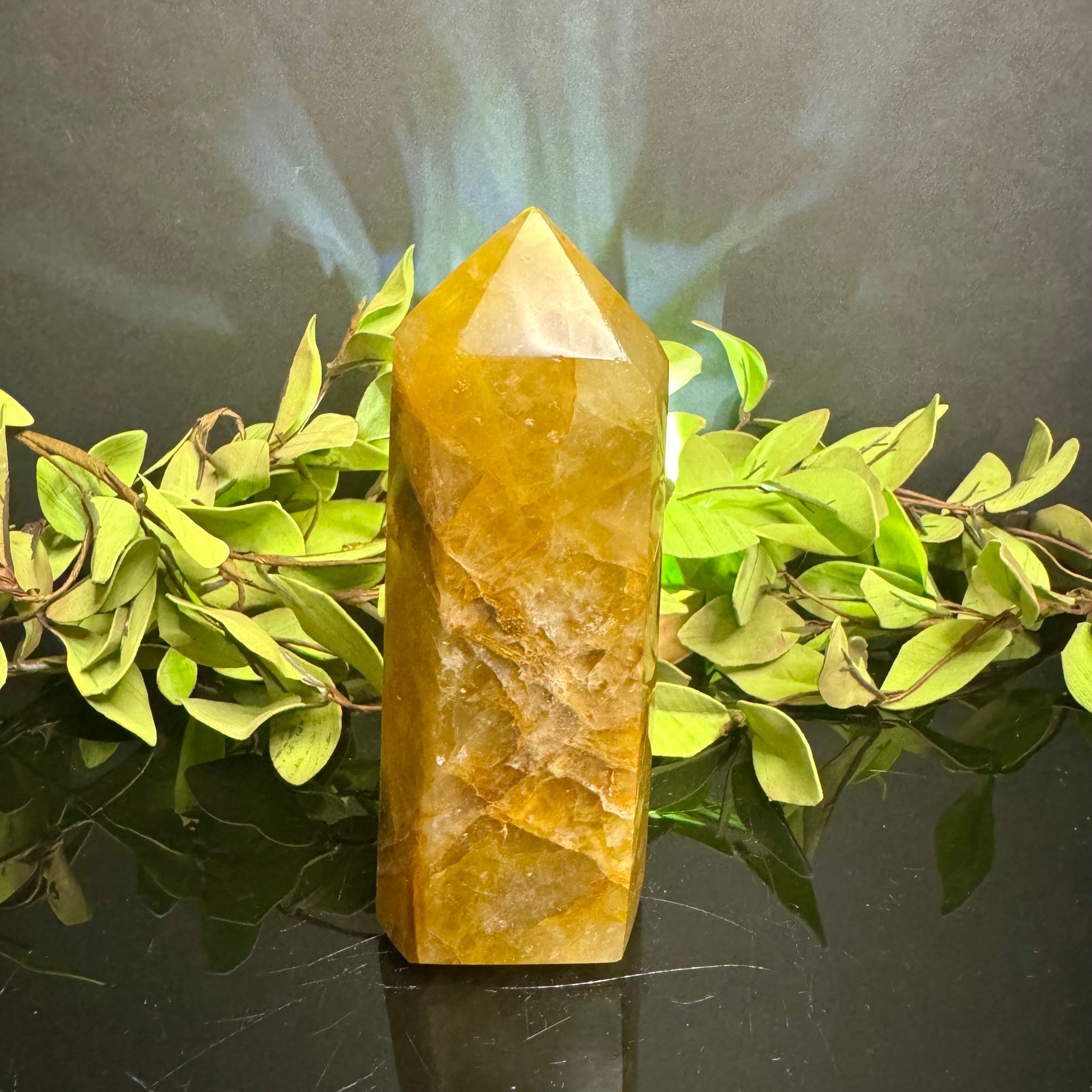Golden Healer Quartz Tower