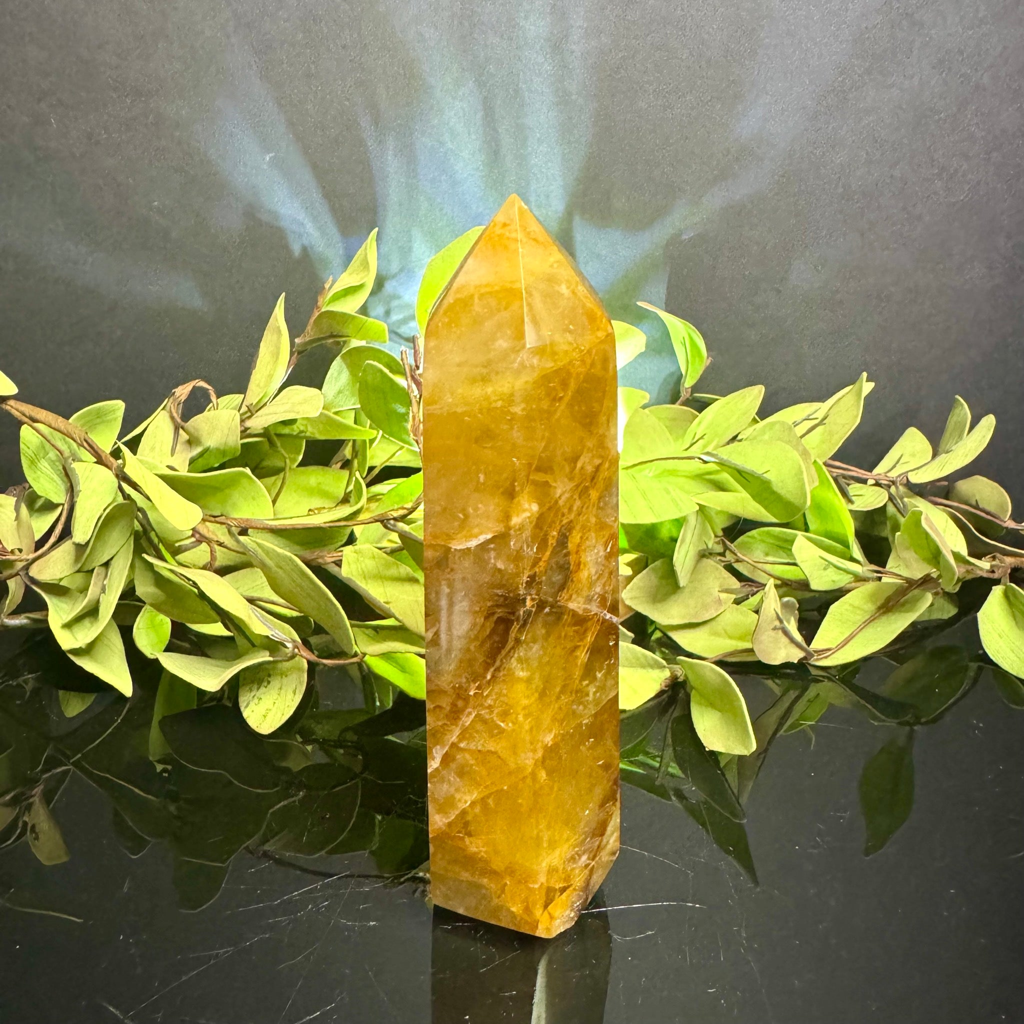 Golden Healer Quartz Tower