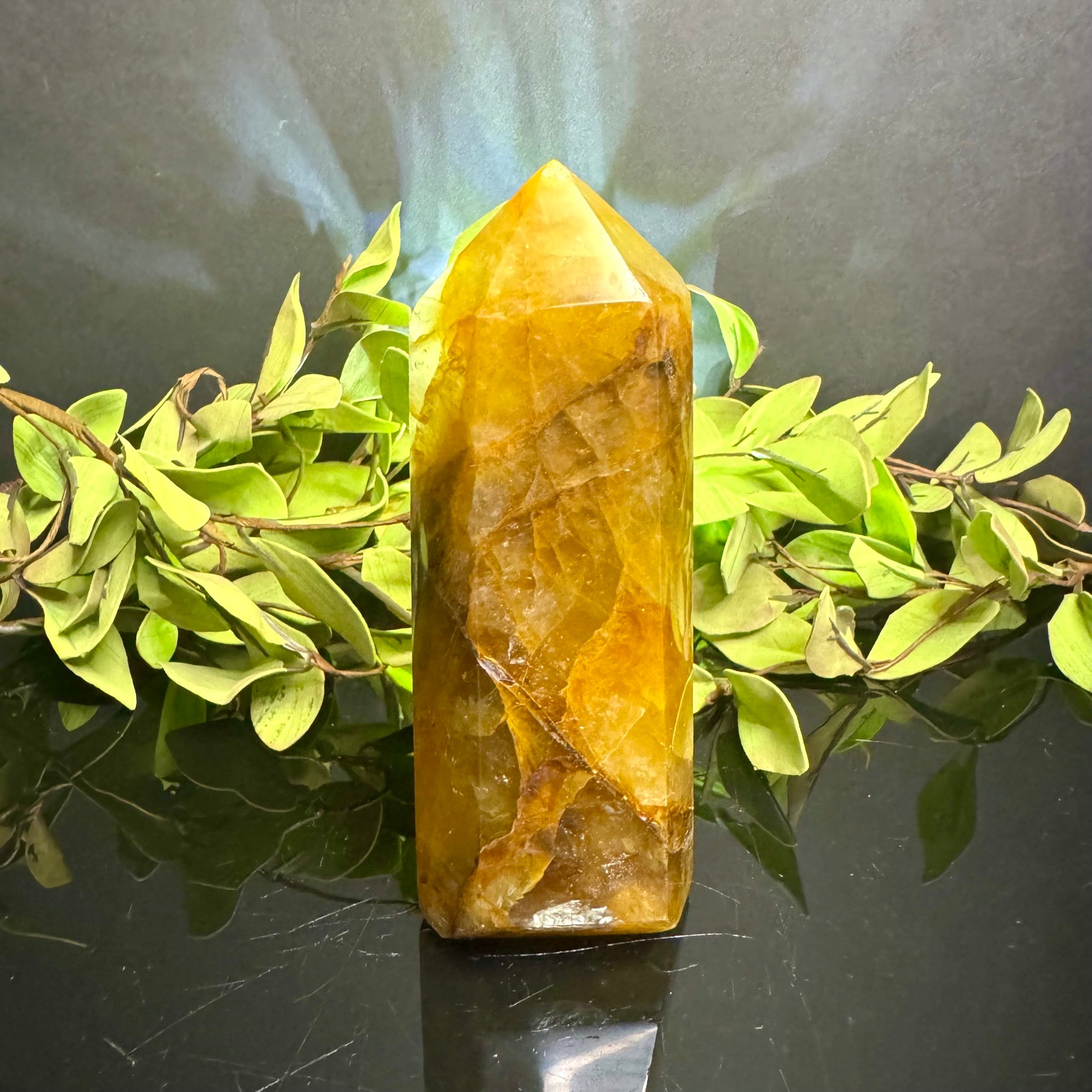 Golden Healer Quartz Tower