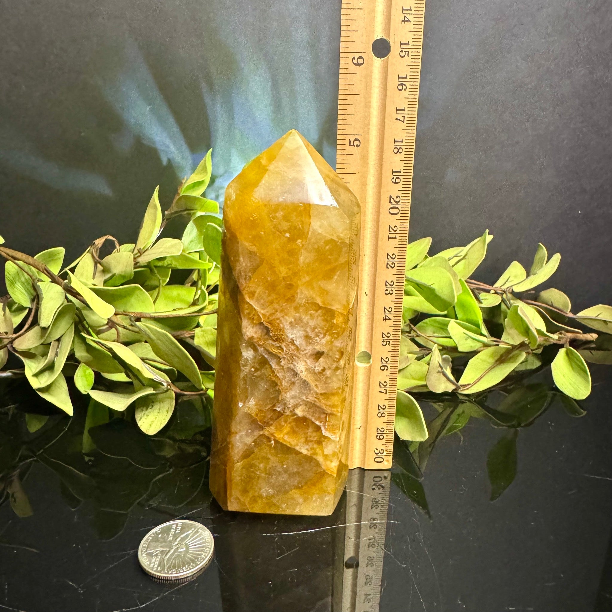 Golden Healer Quartz Tower