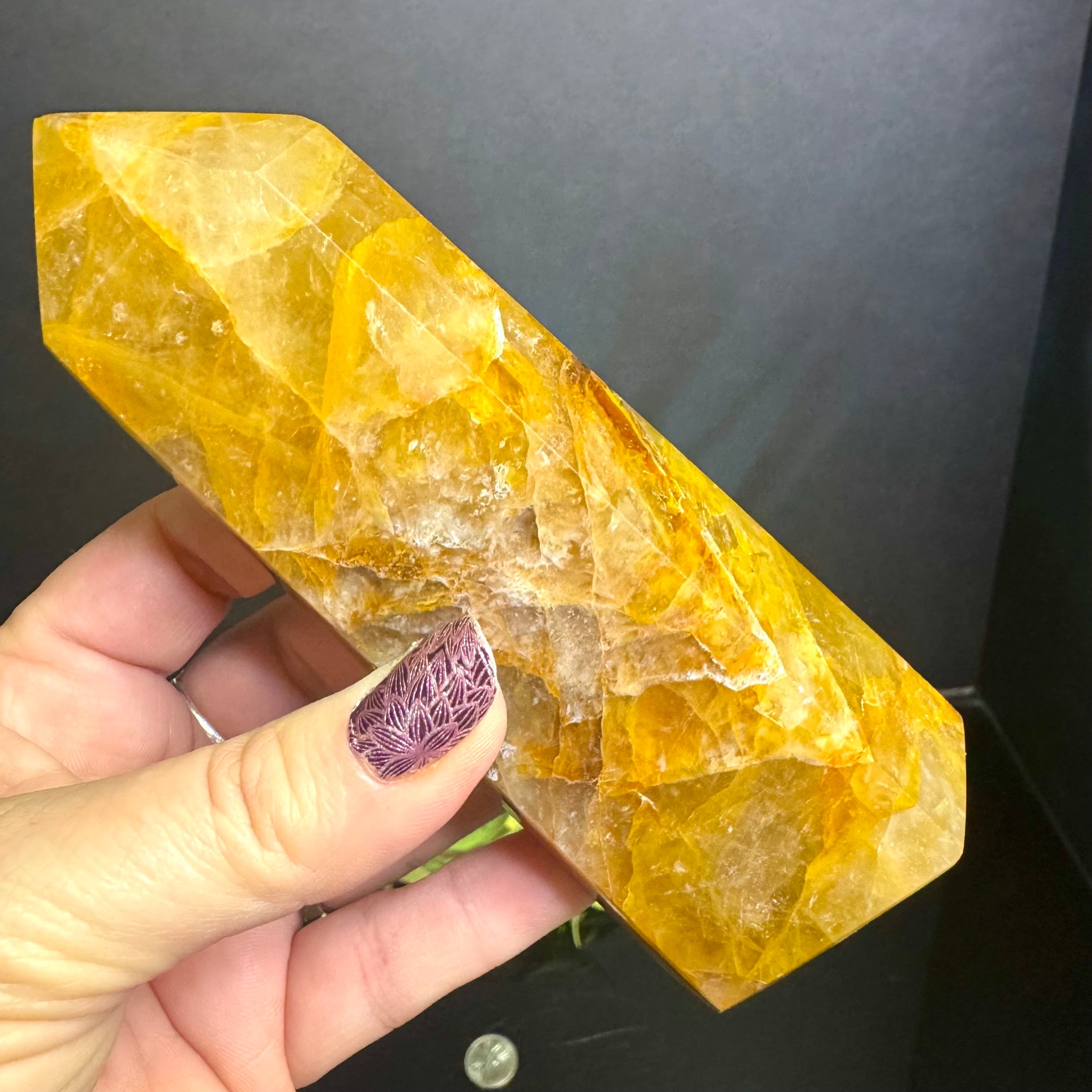 Golden Healer Quartz Tower