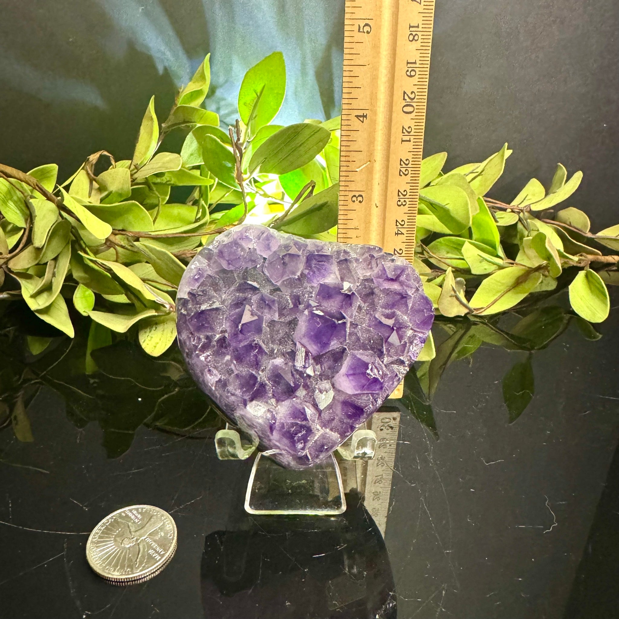 Amethyst Heart