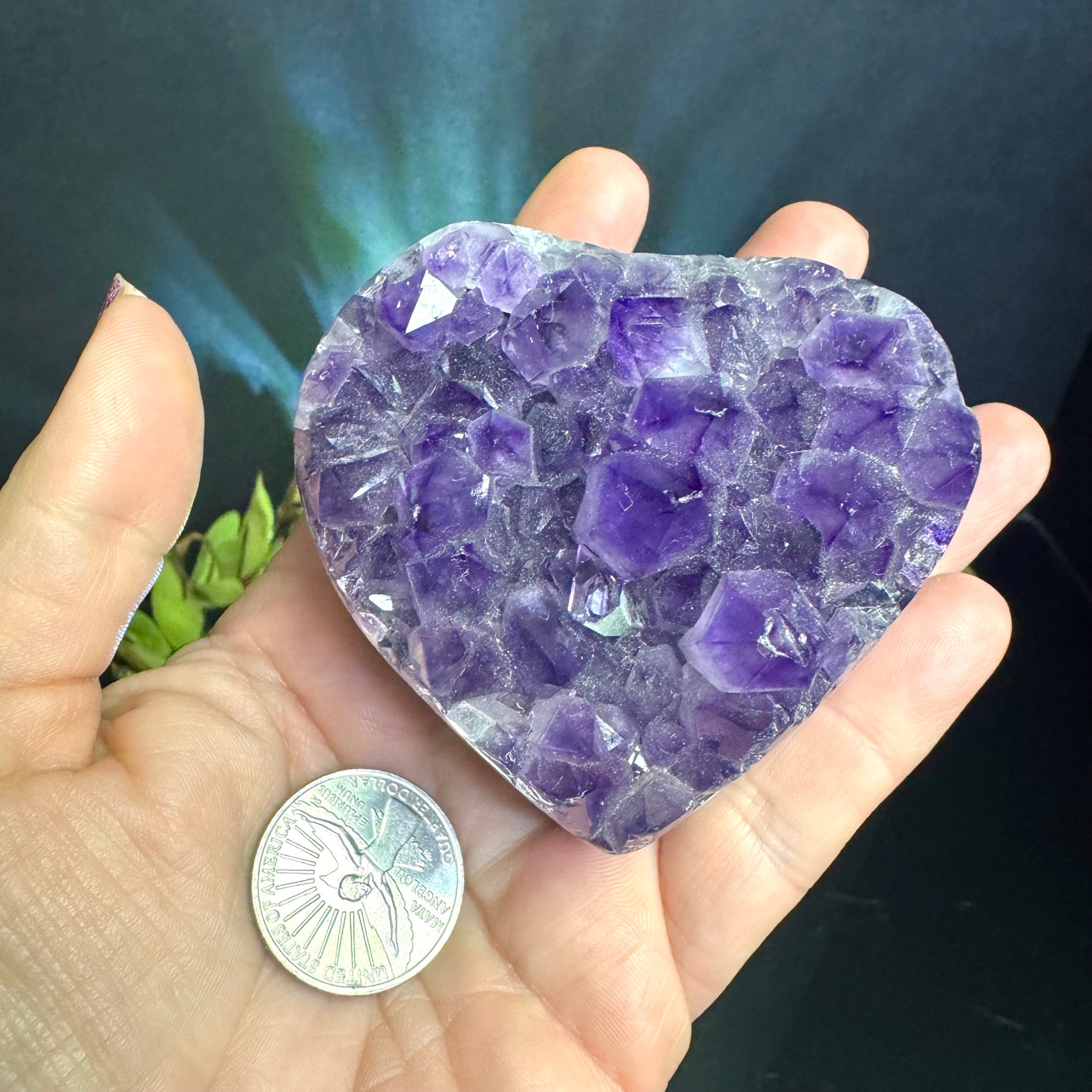 Amethyst Heart