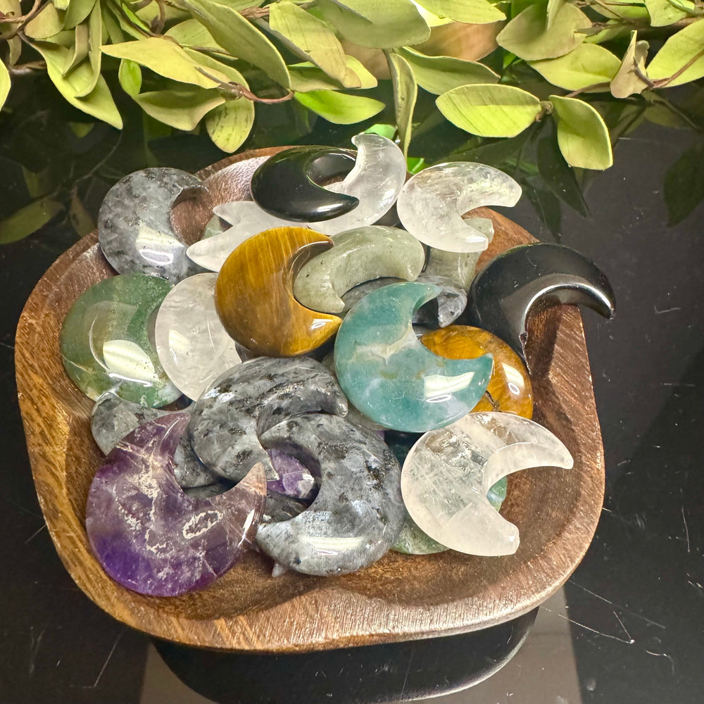 Mystery Crystal Crescent Moon