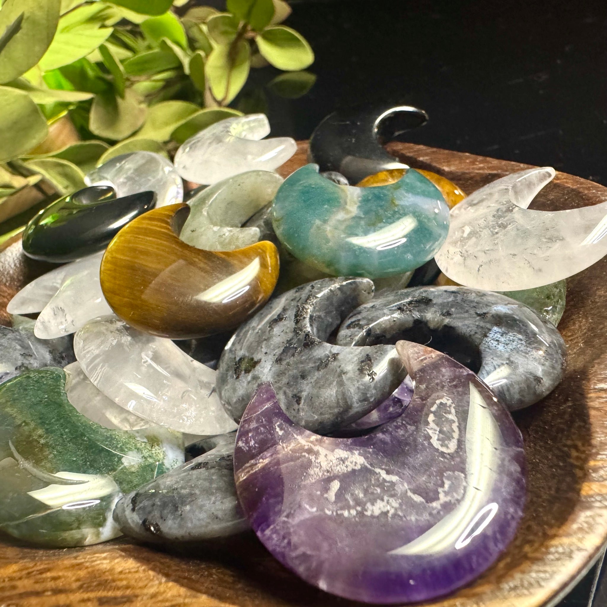 Mystery Crystal Crescent Moon