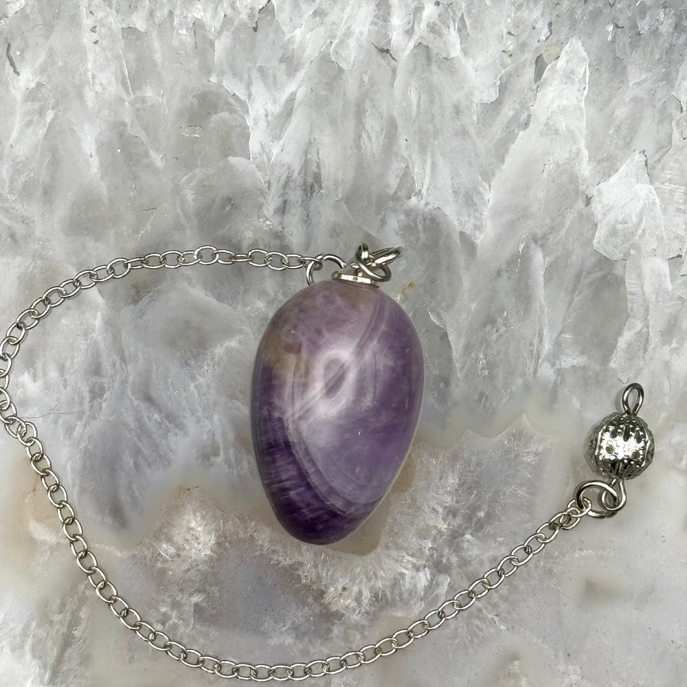 Amethyst Egg Shaped Pendulum