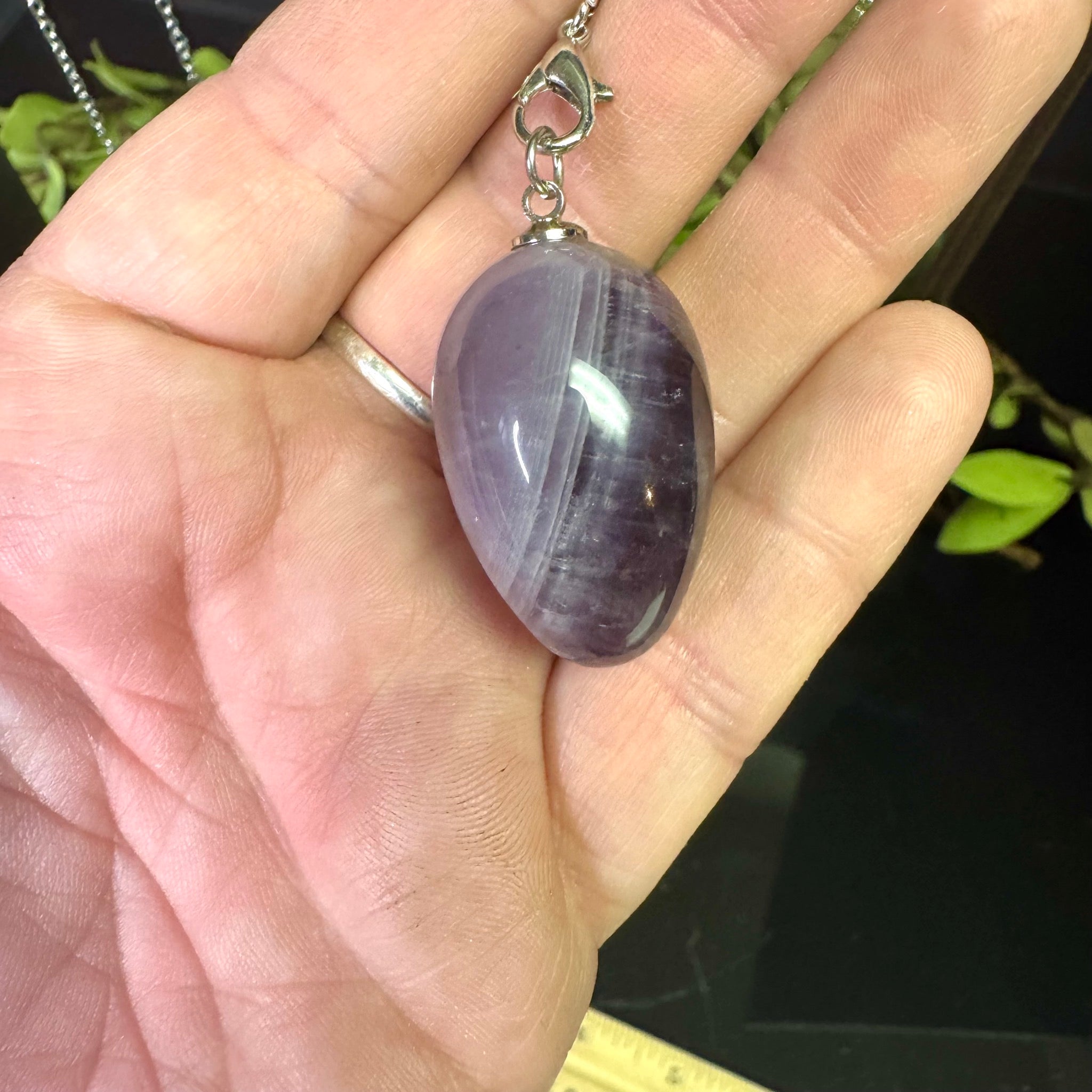 Amethyst Egg Shaped Pendulum