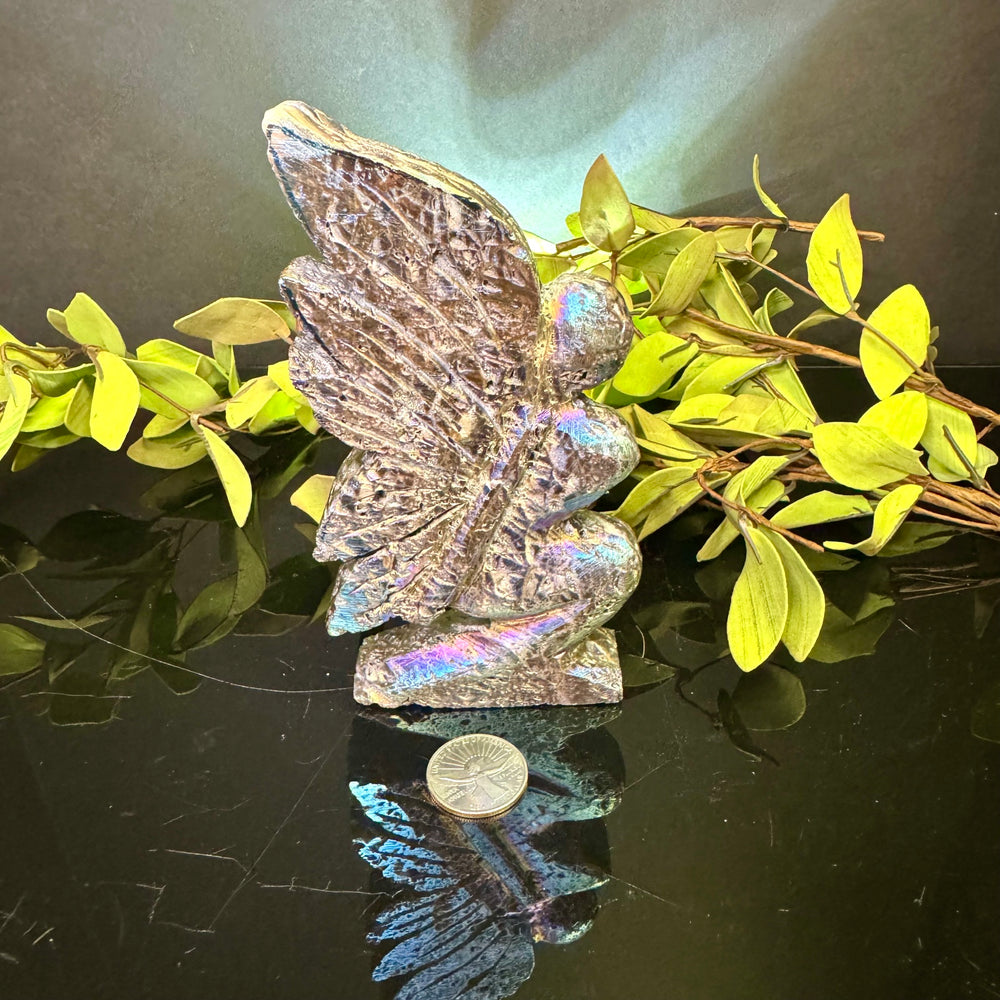 Aura Sphalerite Carved Fairy